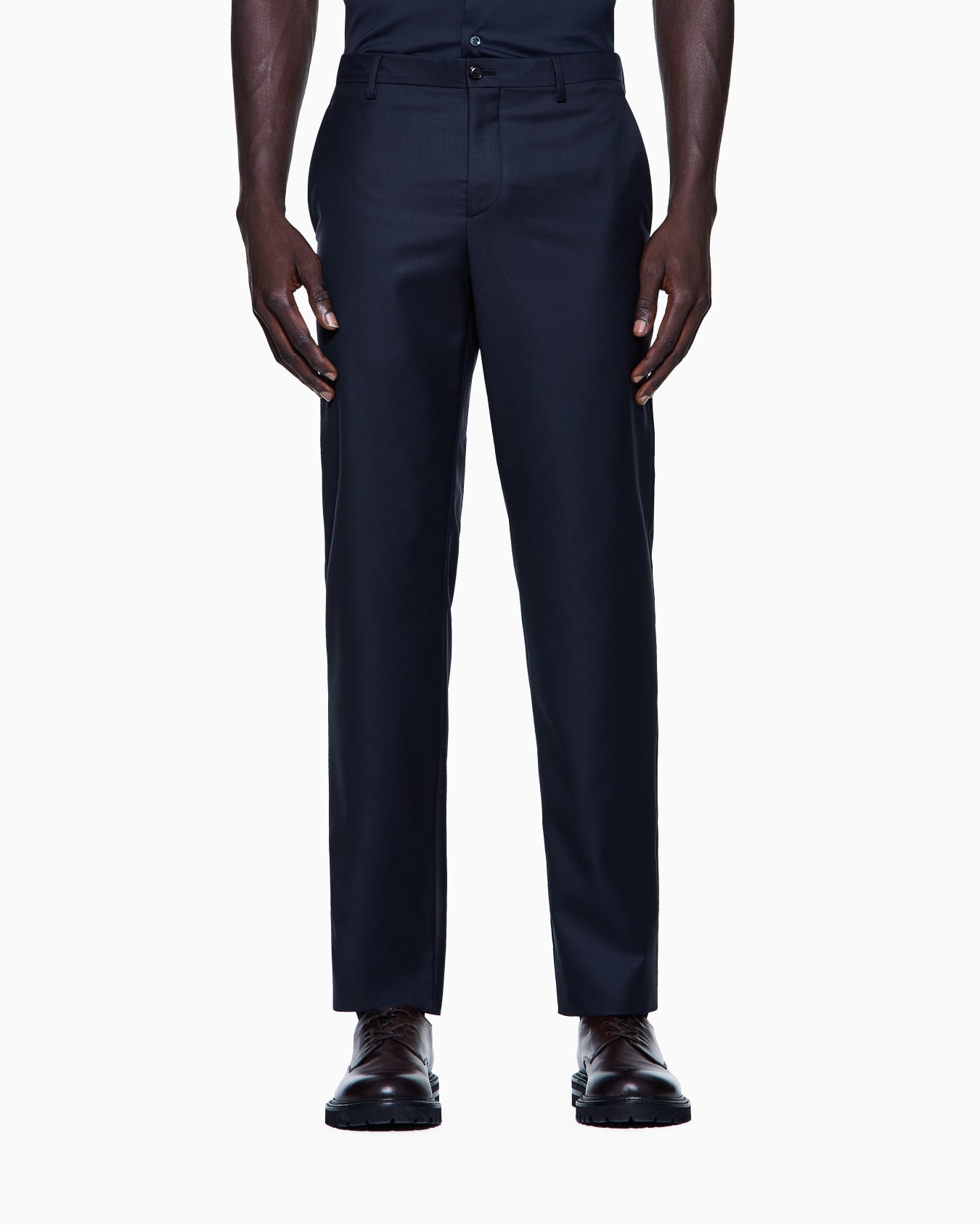 Pantalones de gabardina de lana y cachemir Diapositiva 3