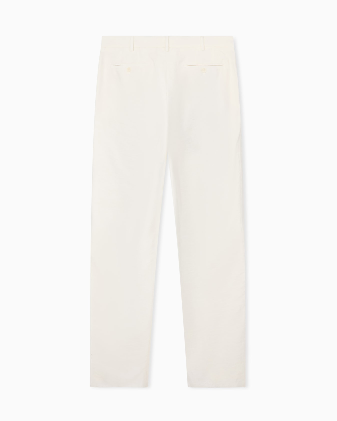 Two-dart trousers in silk-blend twill Slide 2