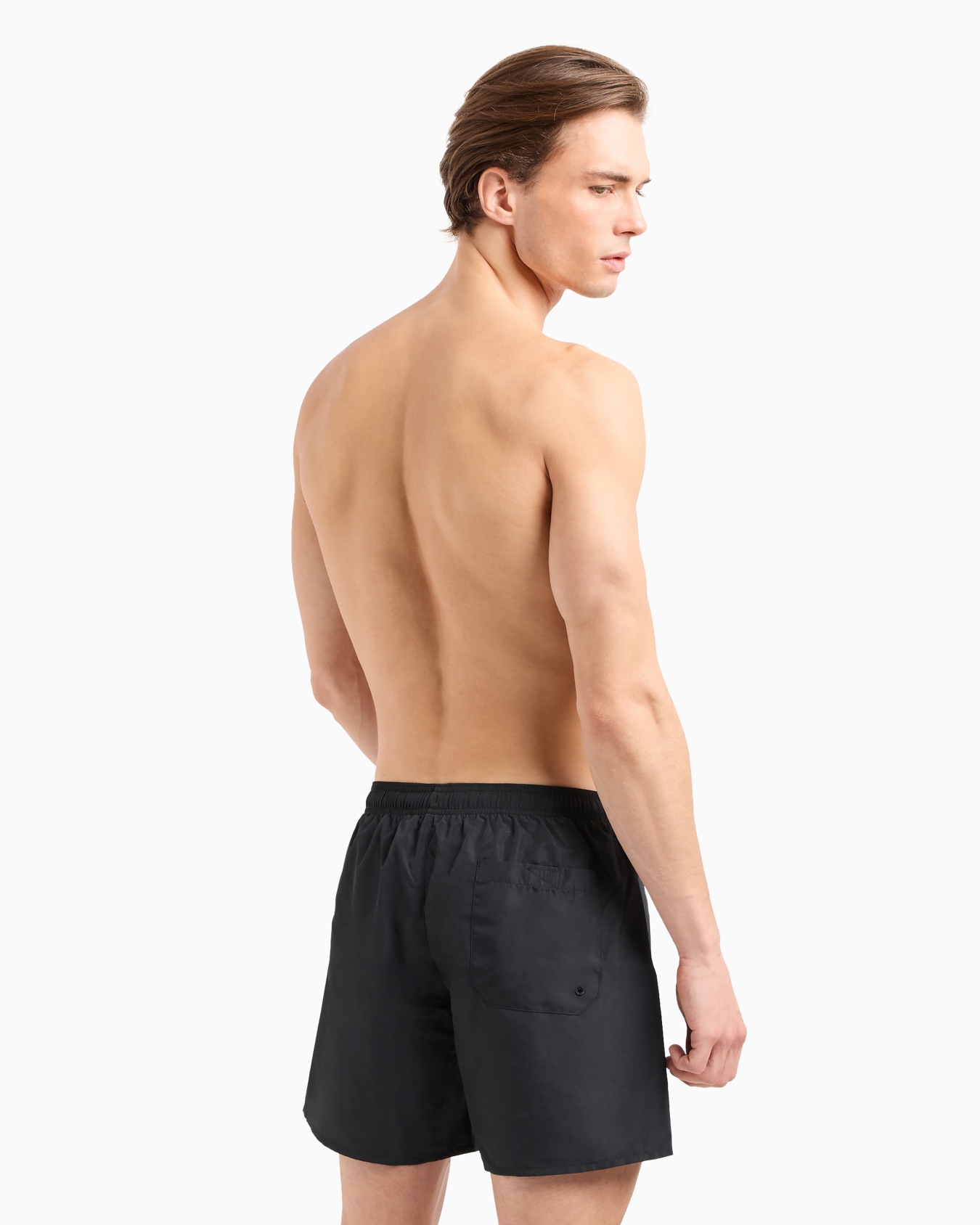Swim trunks with logo Slide 2