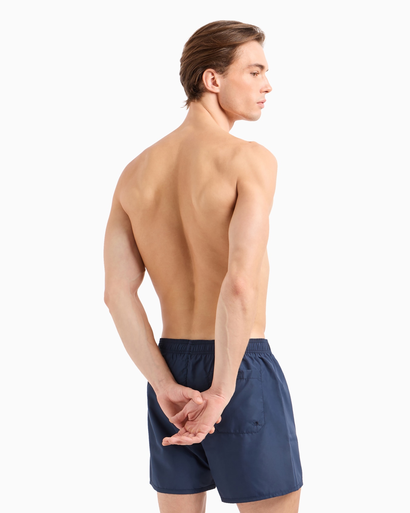 Swim trunks with logo Slide 2