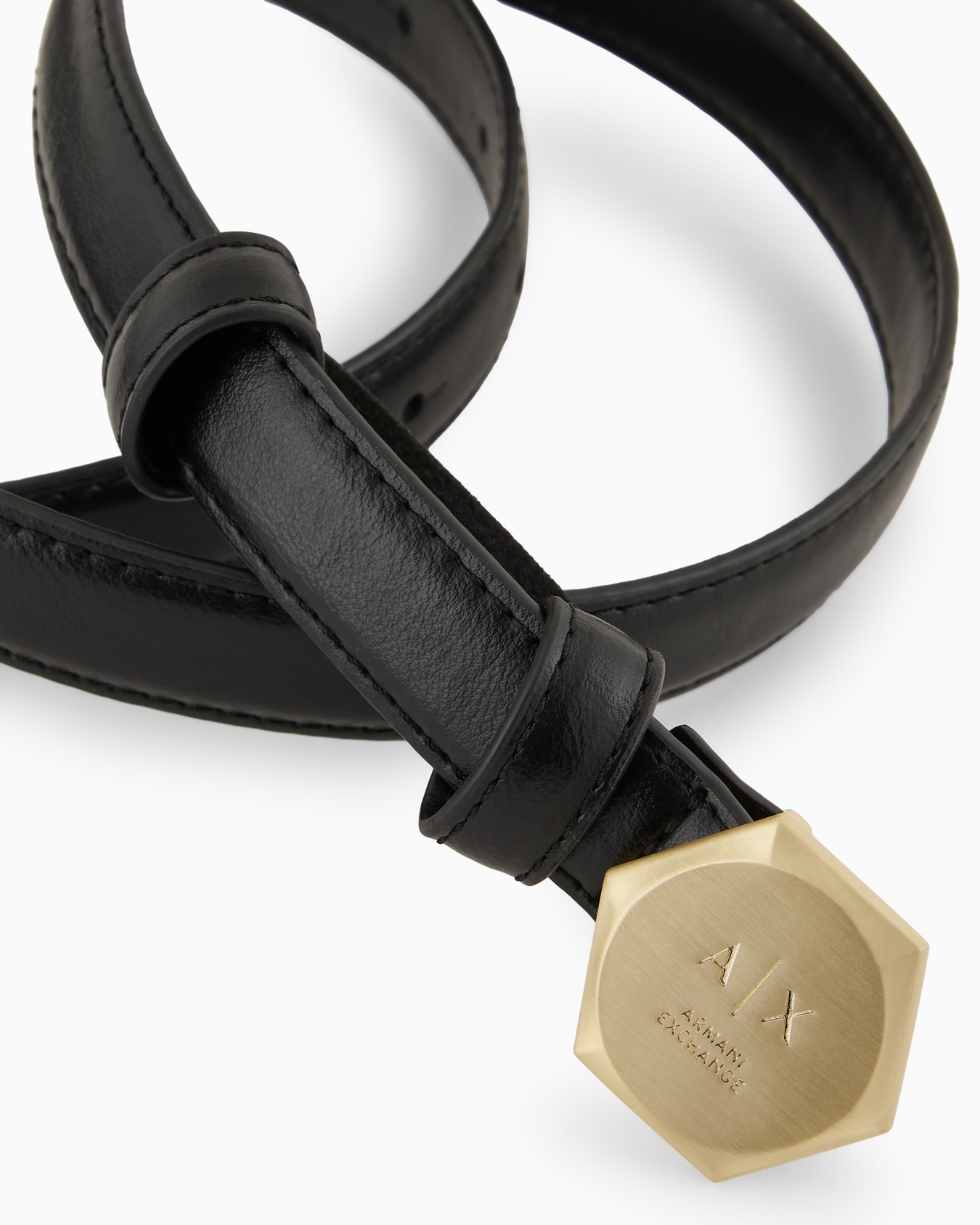 Belt with bolt-shaped buckle Slide 1