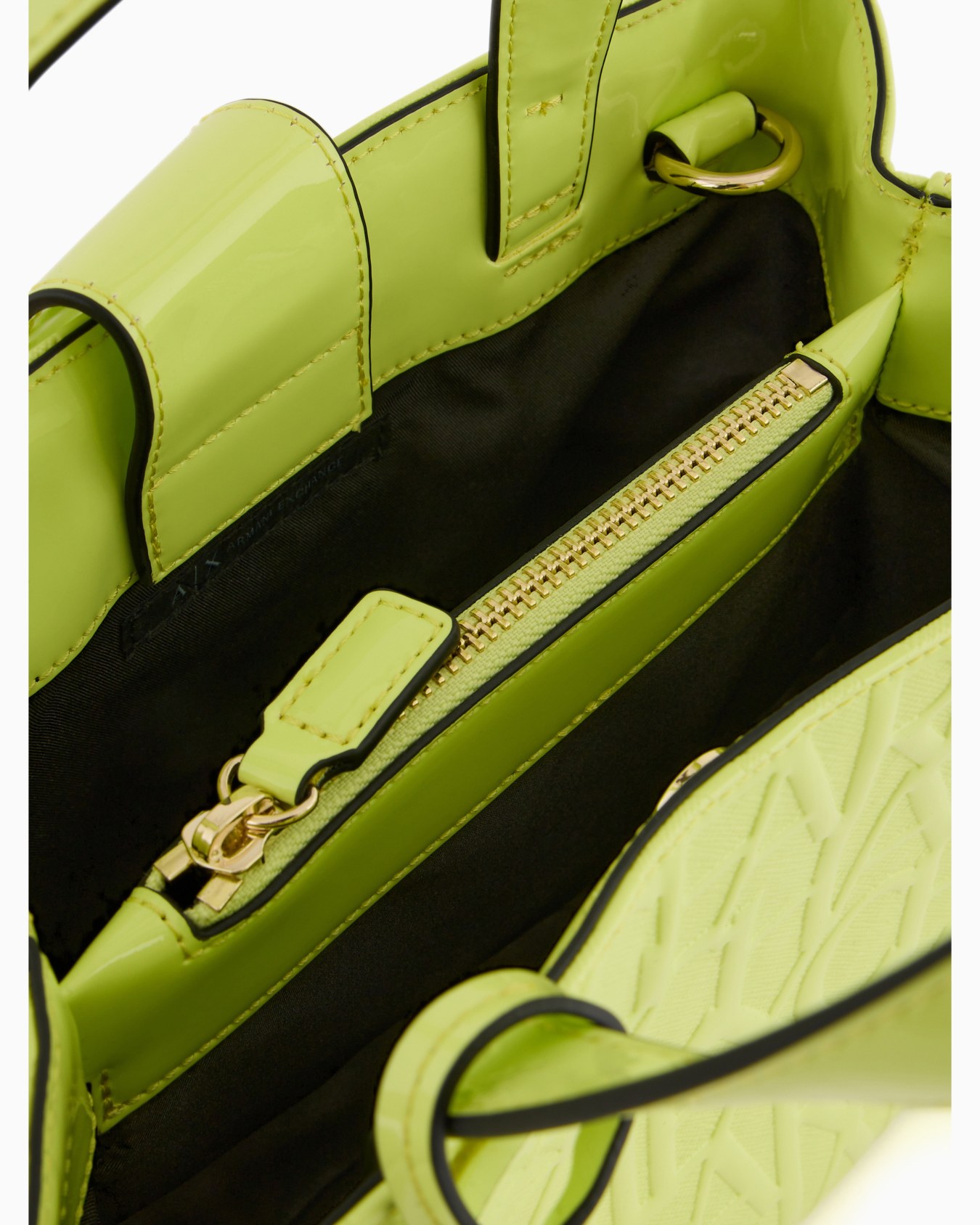 Shopper with logo lettering embossed all-over Slide 3