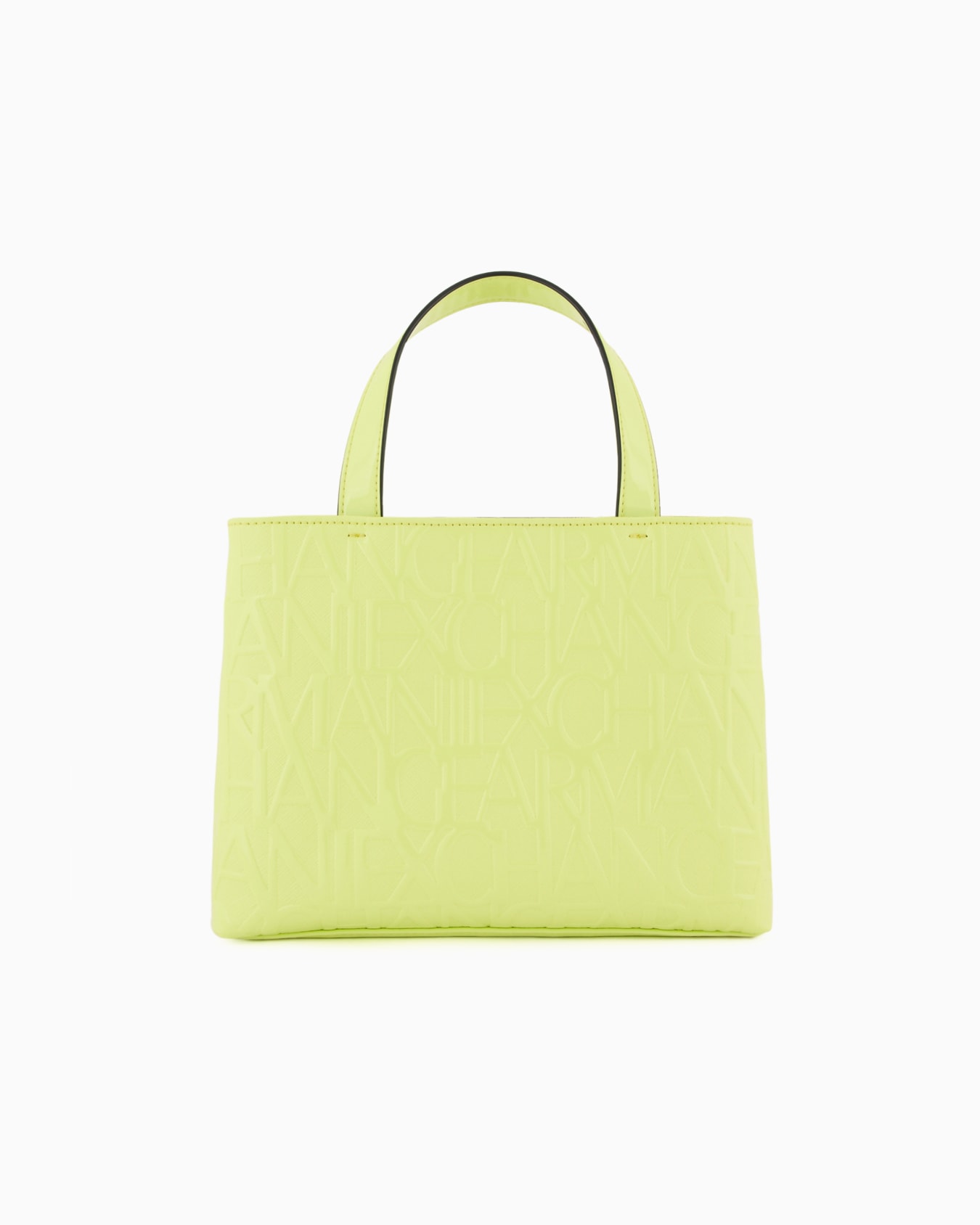 Shopper with logo lettering embossed all-over Slide 2