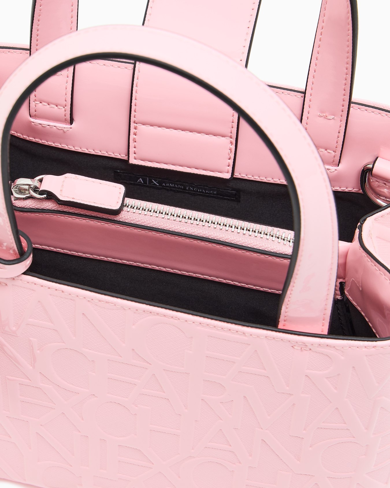 Small handbag with allover logo Slide 3