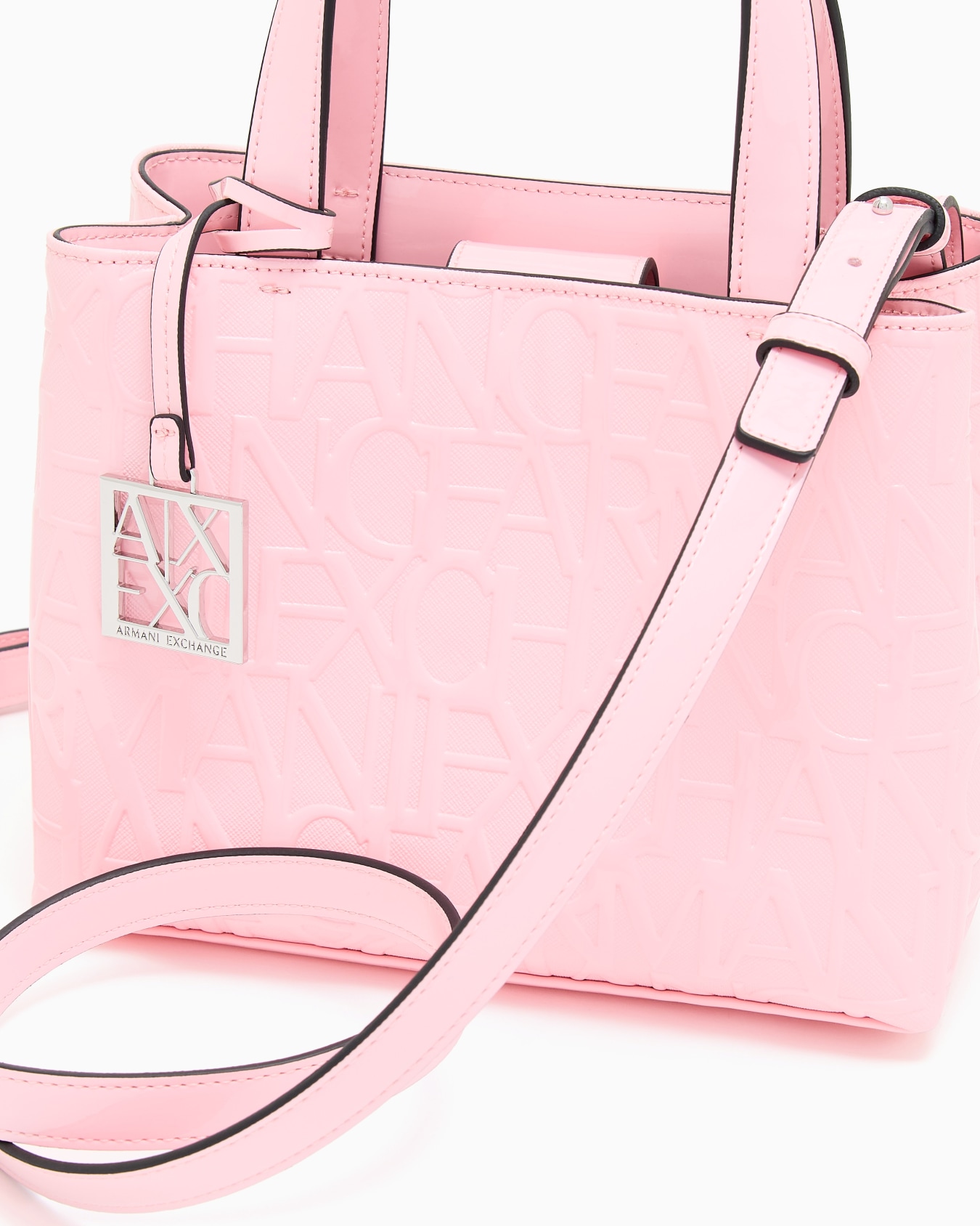 Small handbag with allover logo Slide 4