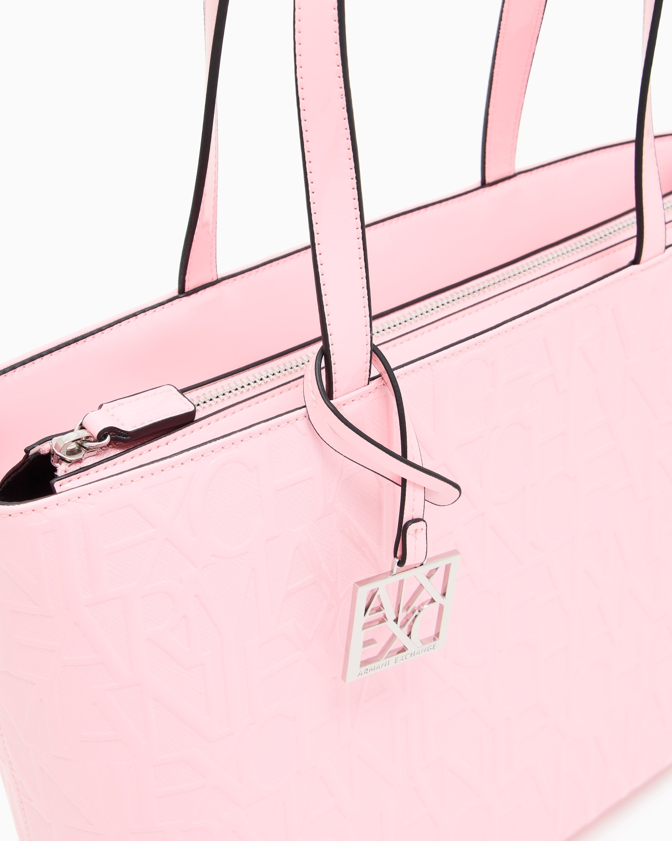 Shopper bag with allover logo Slide 4