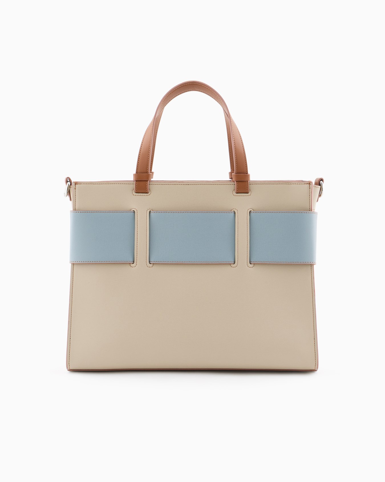 Large tote bag with double handles and shoulder strap Slide 2