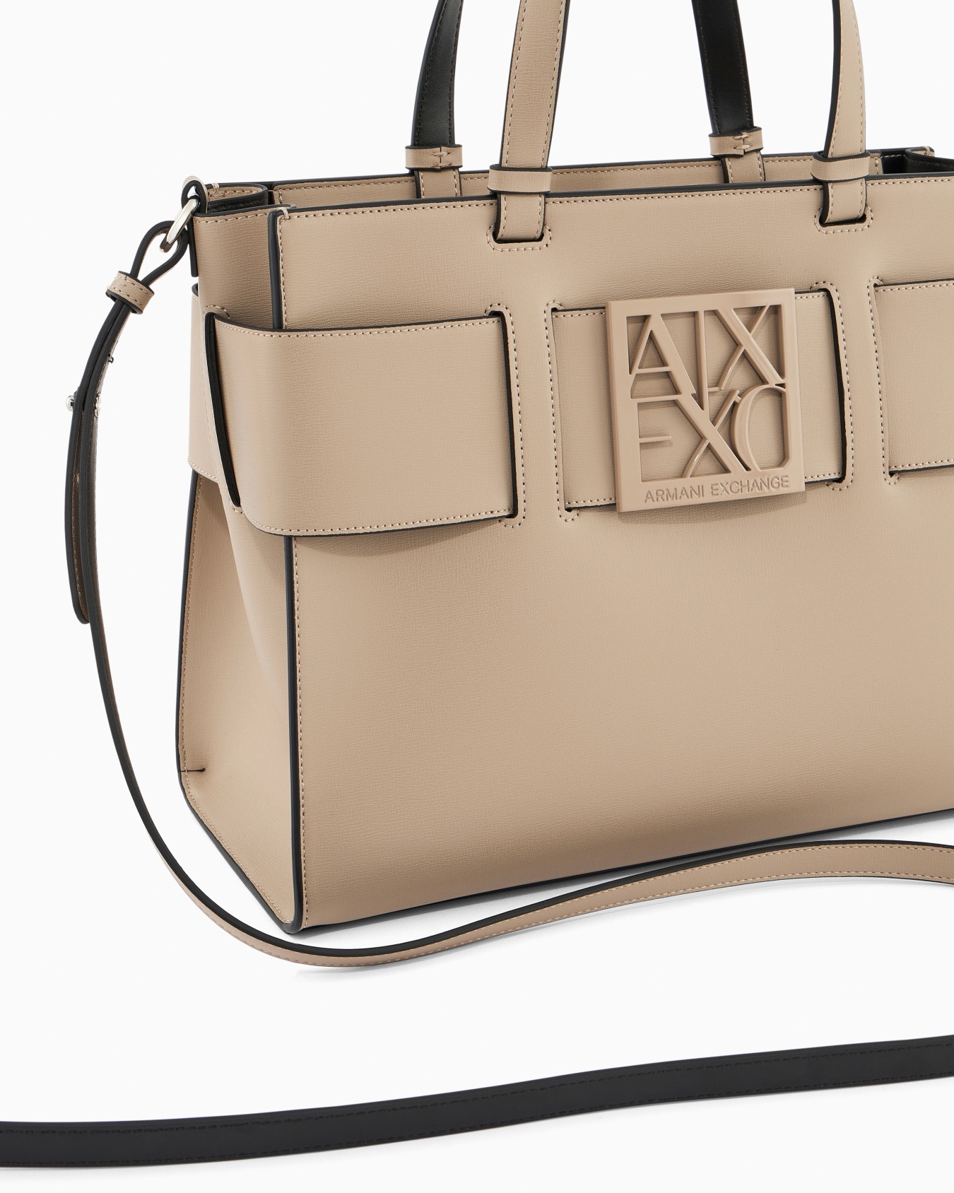 Grand sac cabas Ã  double anses et bandouliÃ¨re Diapositive 4