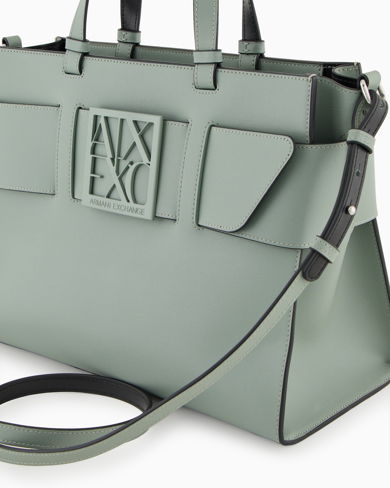 Large tote bag with double handles and shoulder strap Slide 4