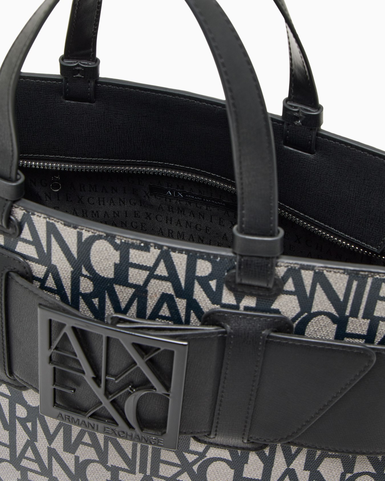 Structured Fabric Shopper with Rope Handles Slide 3