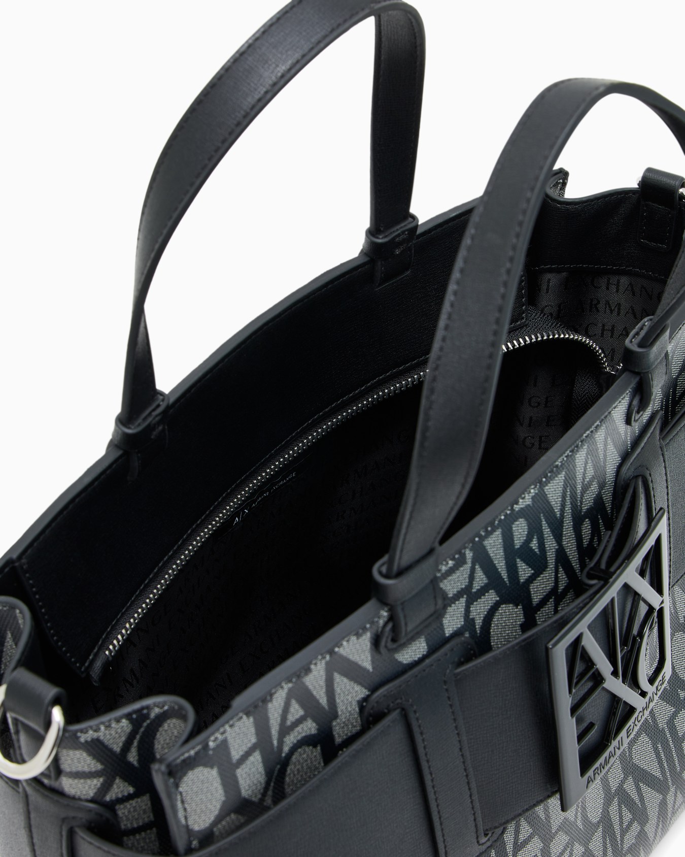 Large tote bag with double handles and shoulder strap Slide 3