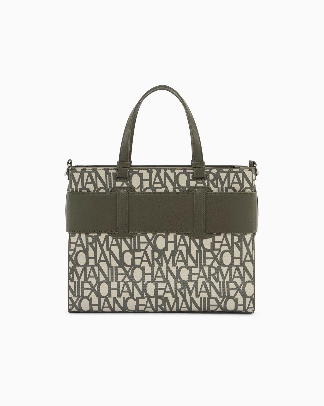 Structured Fabric Shopper with Rope Handles Slide 2