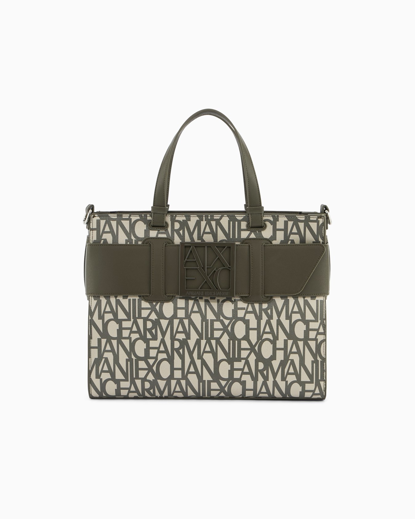 Structured Fabric Shopper with Rope Handles Slide 0