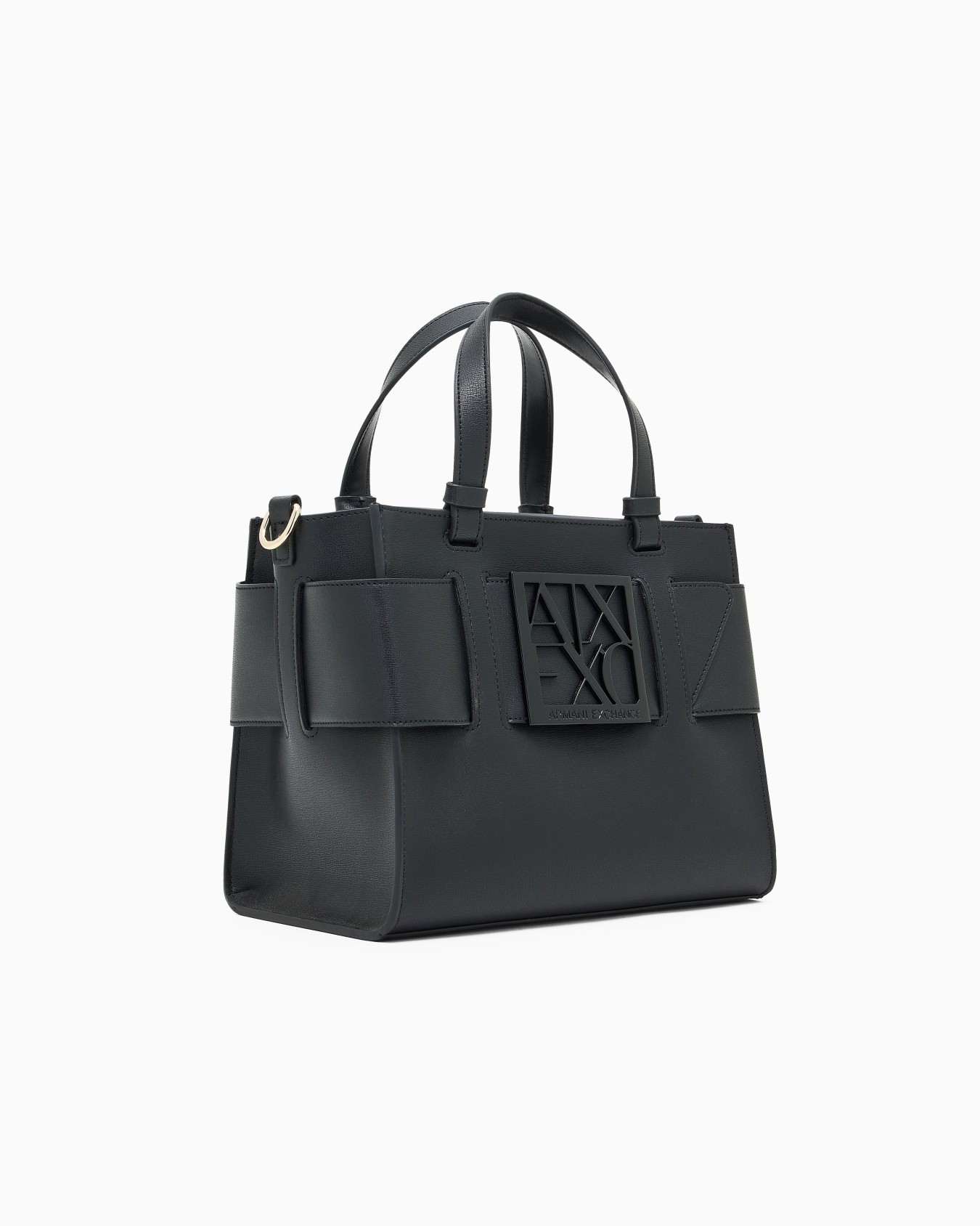 Mittelgroße Tragetasche mit Doppelgriffen und Schultergurt Folie 1