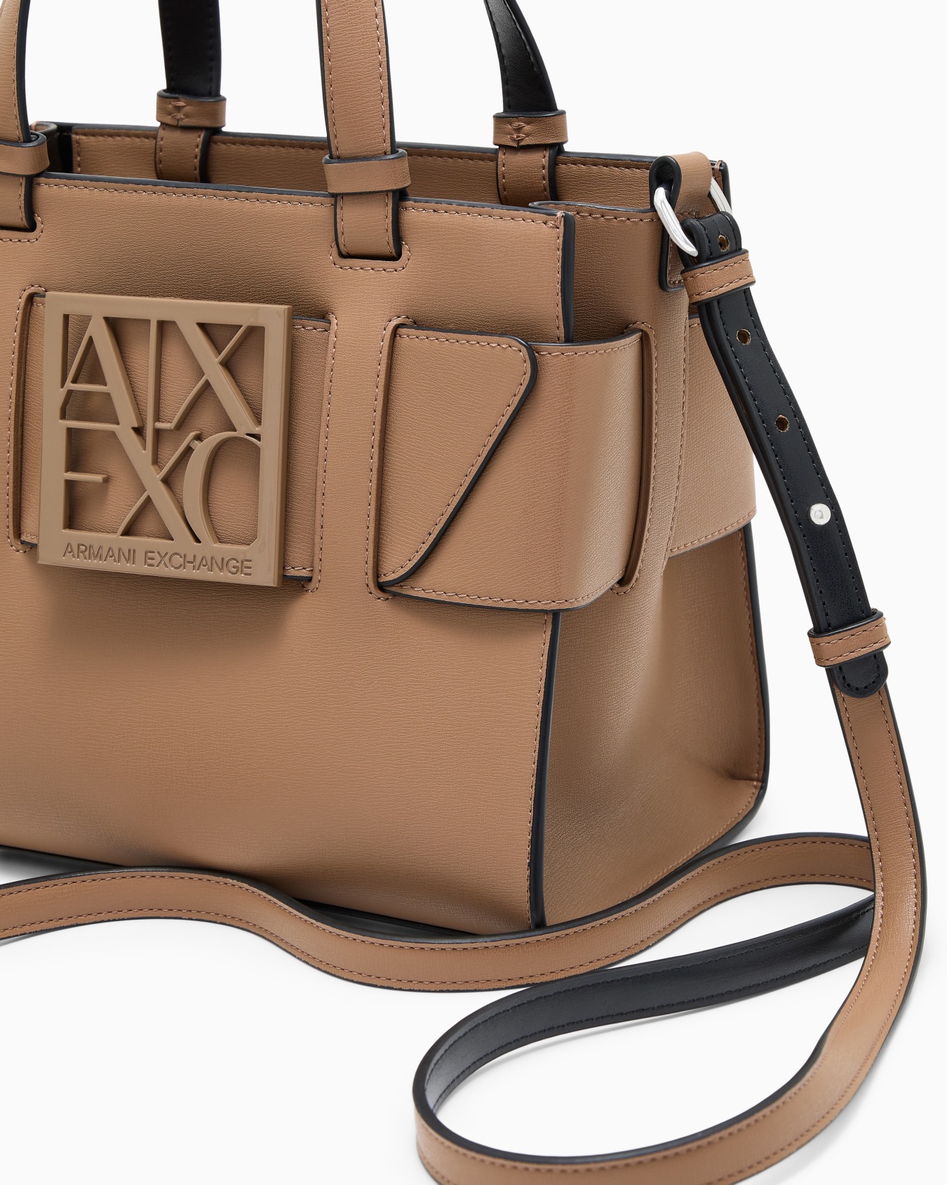 Bolso shopper Susy con logotipo y correa extraíble Diapositiva 4
