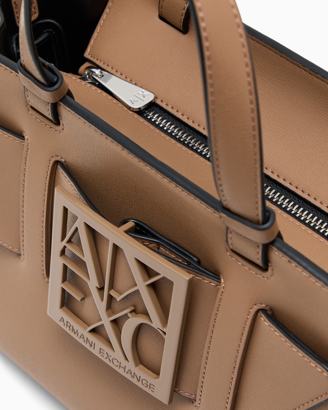 Bolso shopper Susy con logotipo y correa extraíble Diapositiva 5