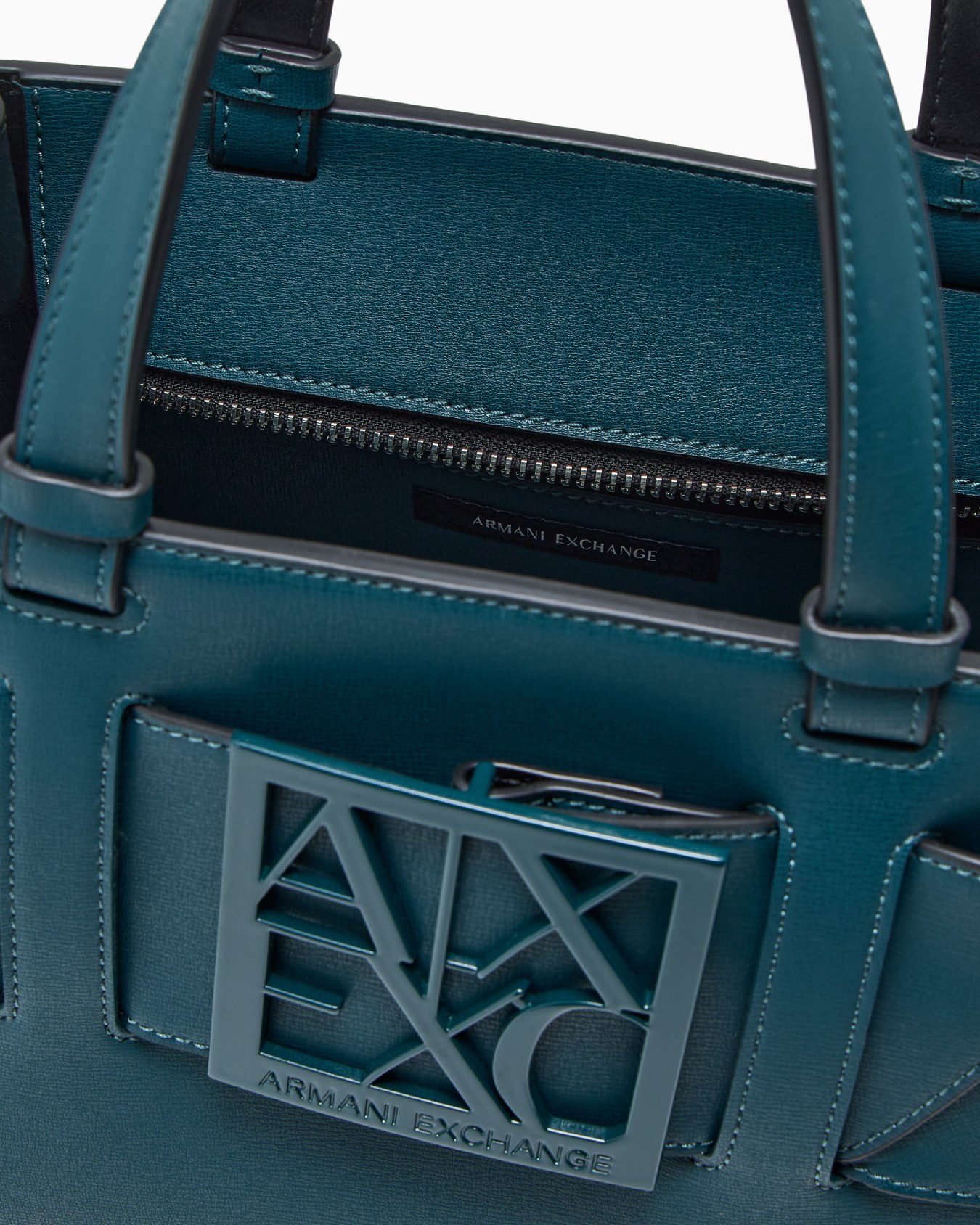 Bolso shopper Susy con logotipo y correa extraíble Diapositiva 3