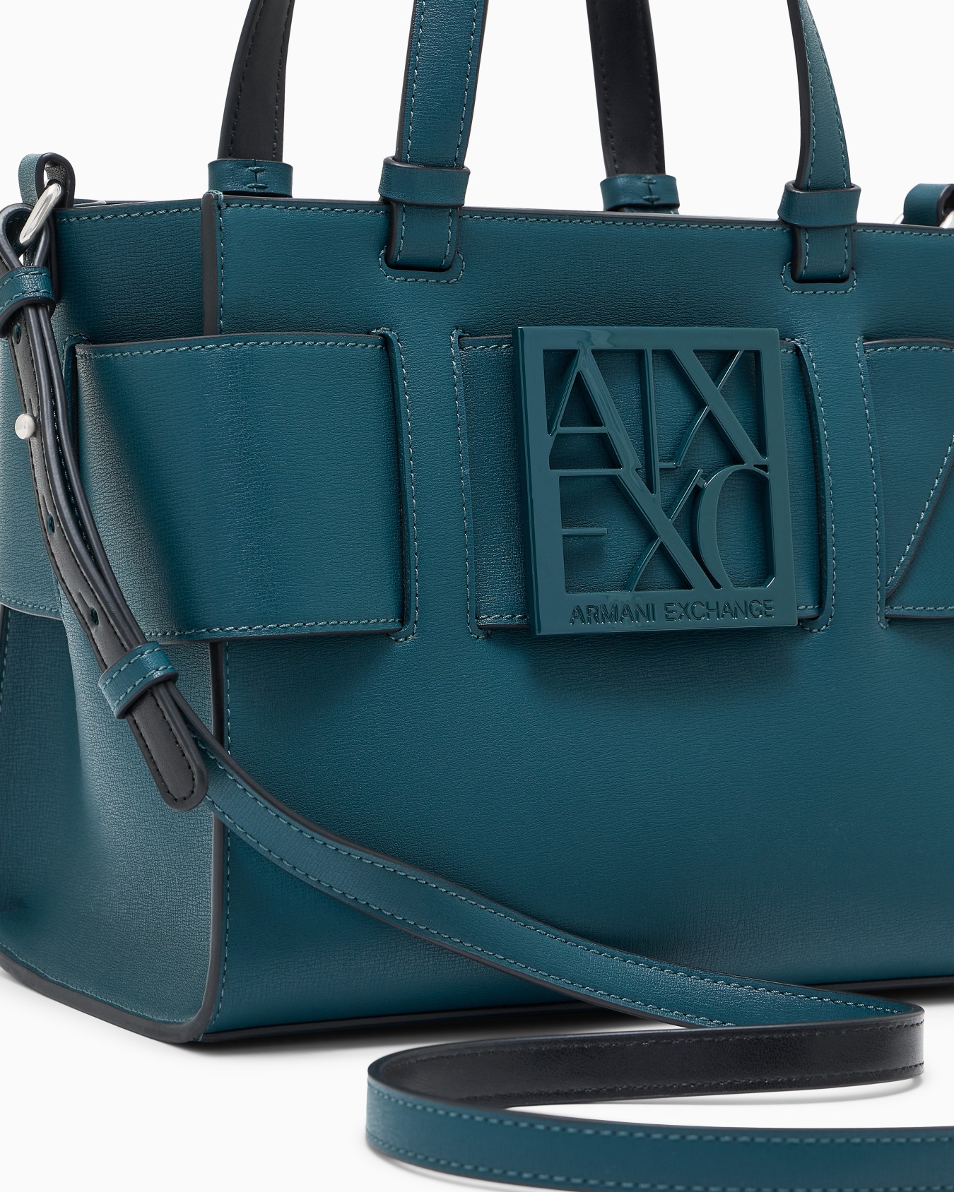Bolso shopper Susy con logotipo y correa extraíble Diapositiva 4