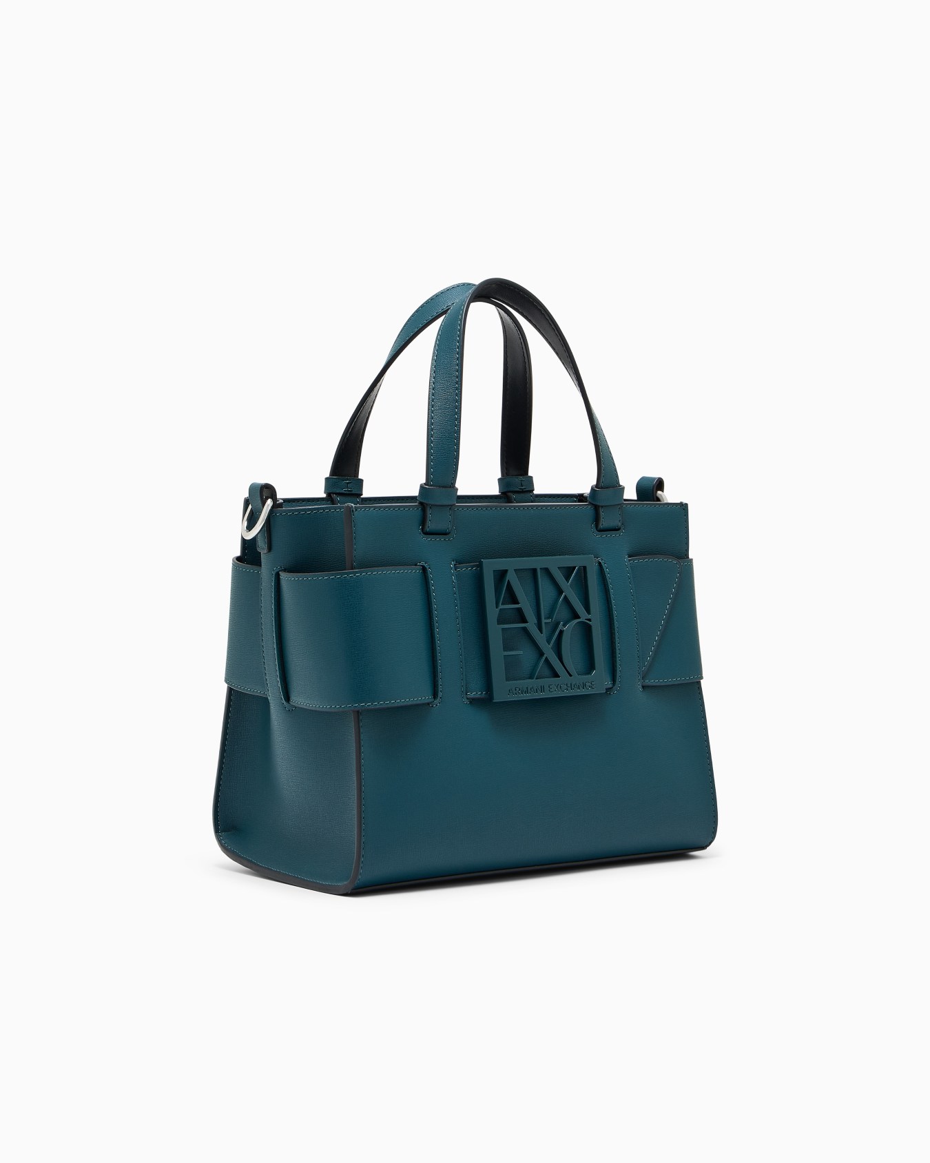 Bolso shopper Susy con logotipo y correa extraíble Diapositiva 1