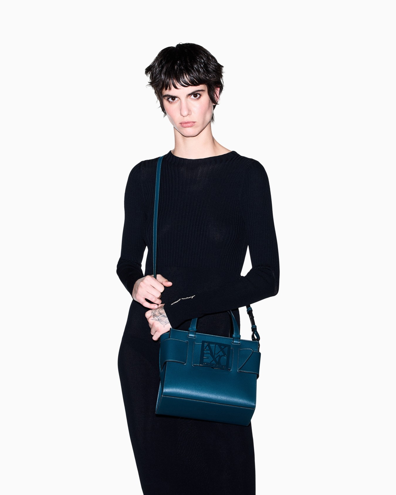 Bolso shopper Susy con logotipo y correa extraíble Diapositiva 6