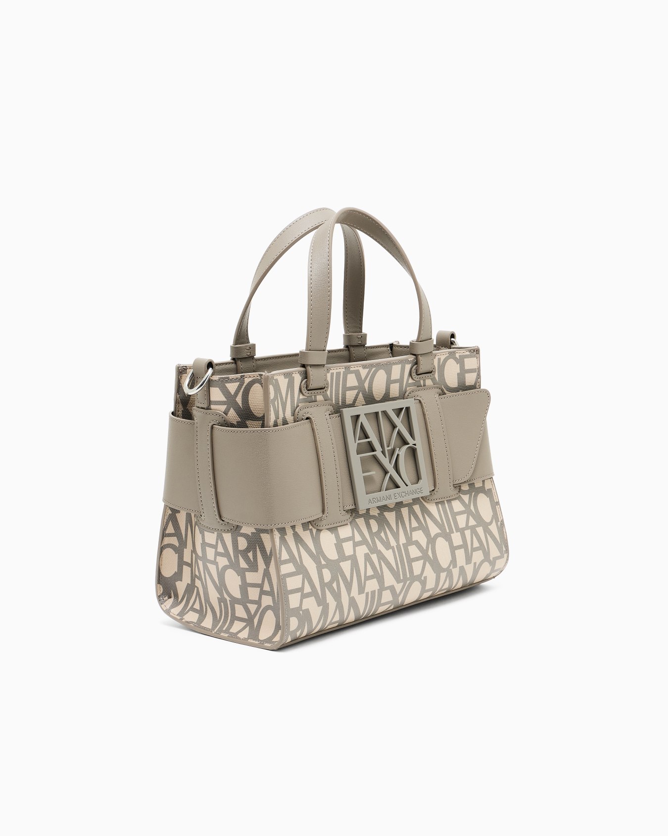 Medium tote bag with contrasting detail Slide 1
