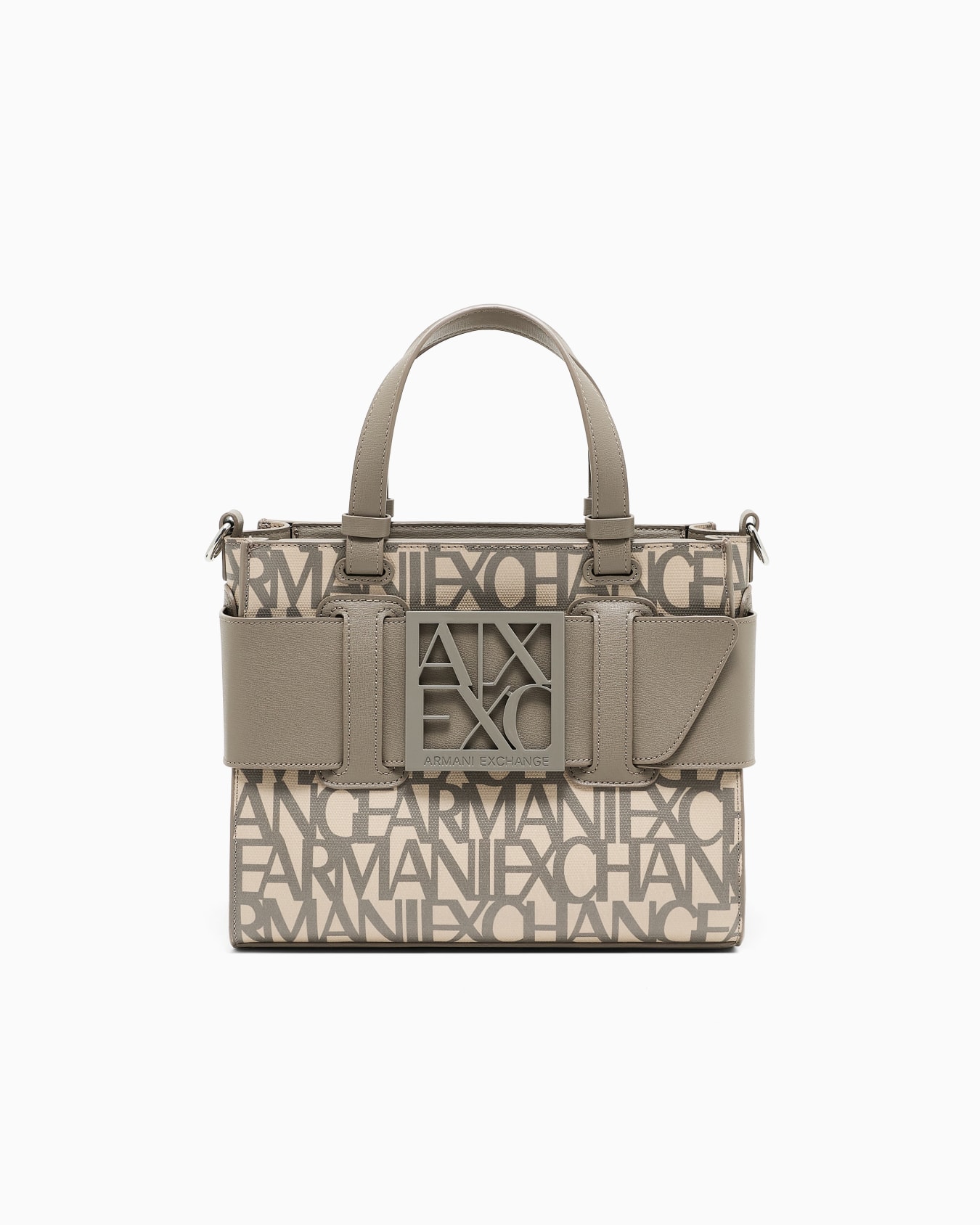 Medium tote bag with contrasting detail Slide 0
