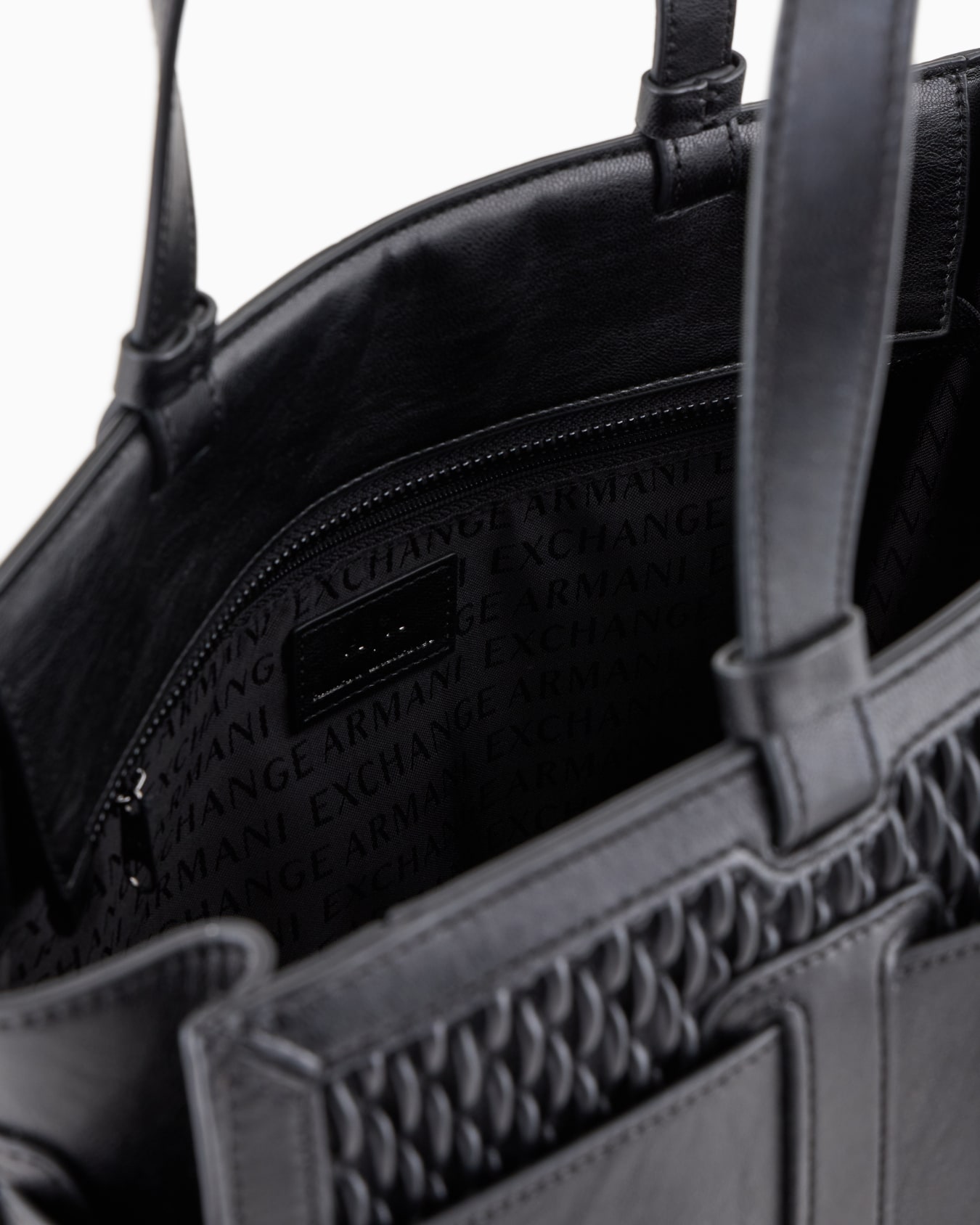 Medium tote bag in perforated material Slide 3
