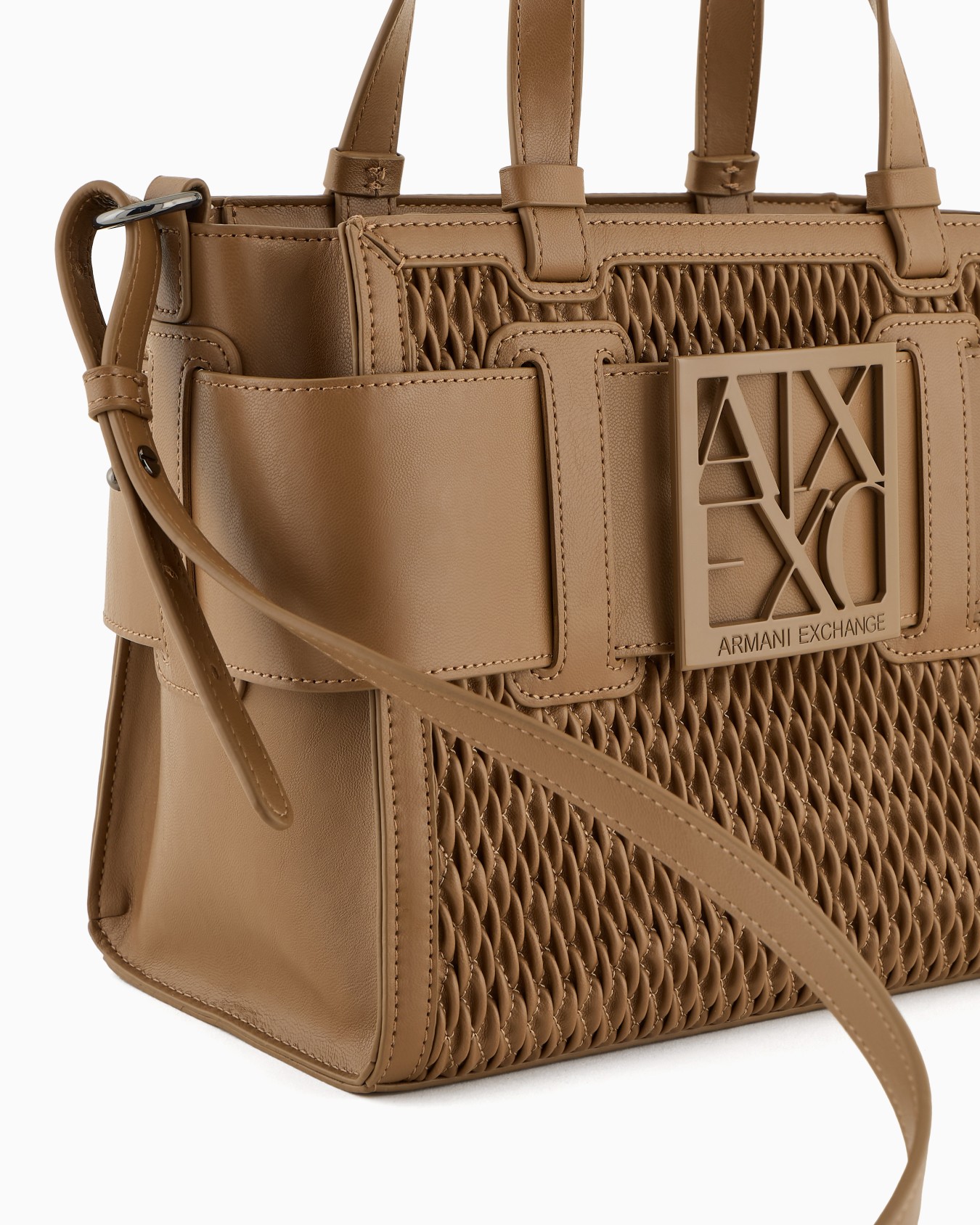 Medium tote bag in perforated material Slide 4