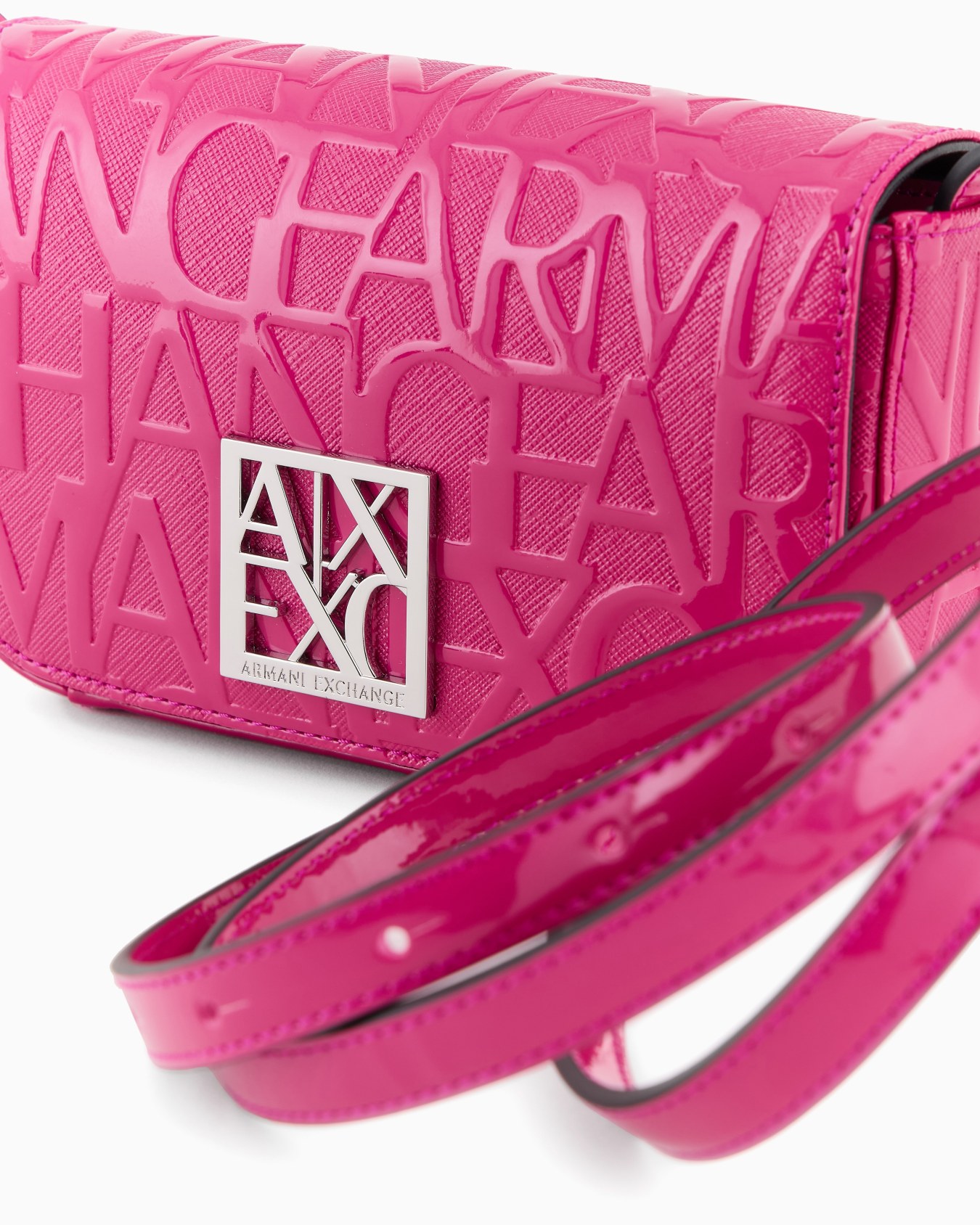 Crossbody bag with logo Slide 4