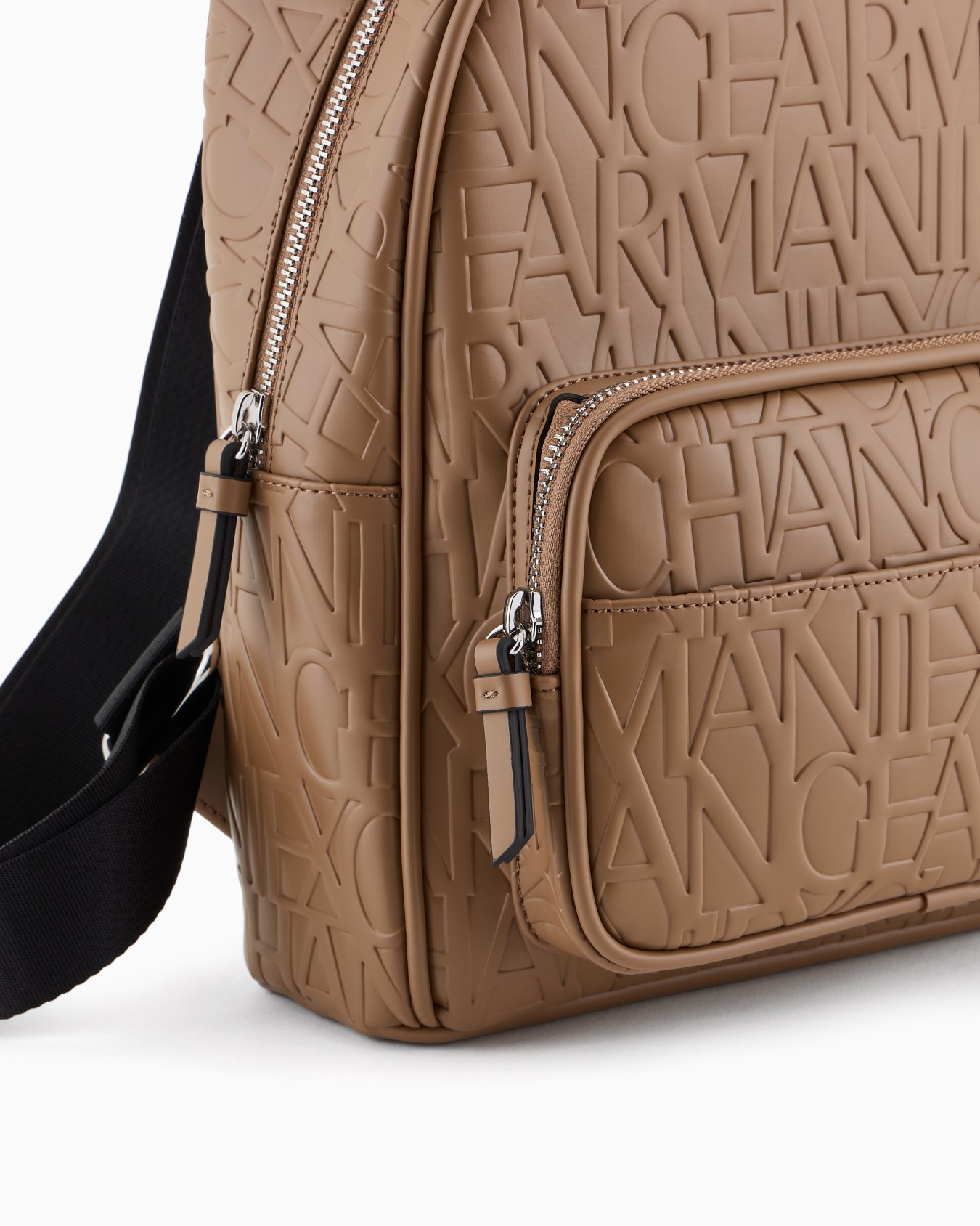 Backpack with allover embossed logo Slide 4
