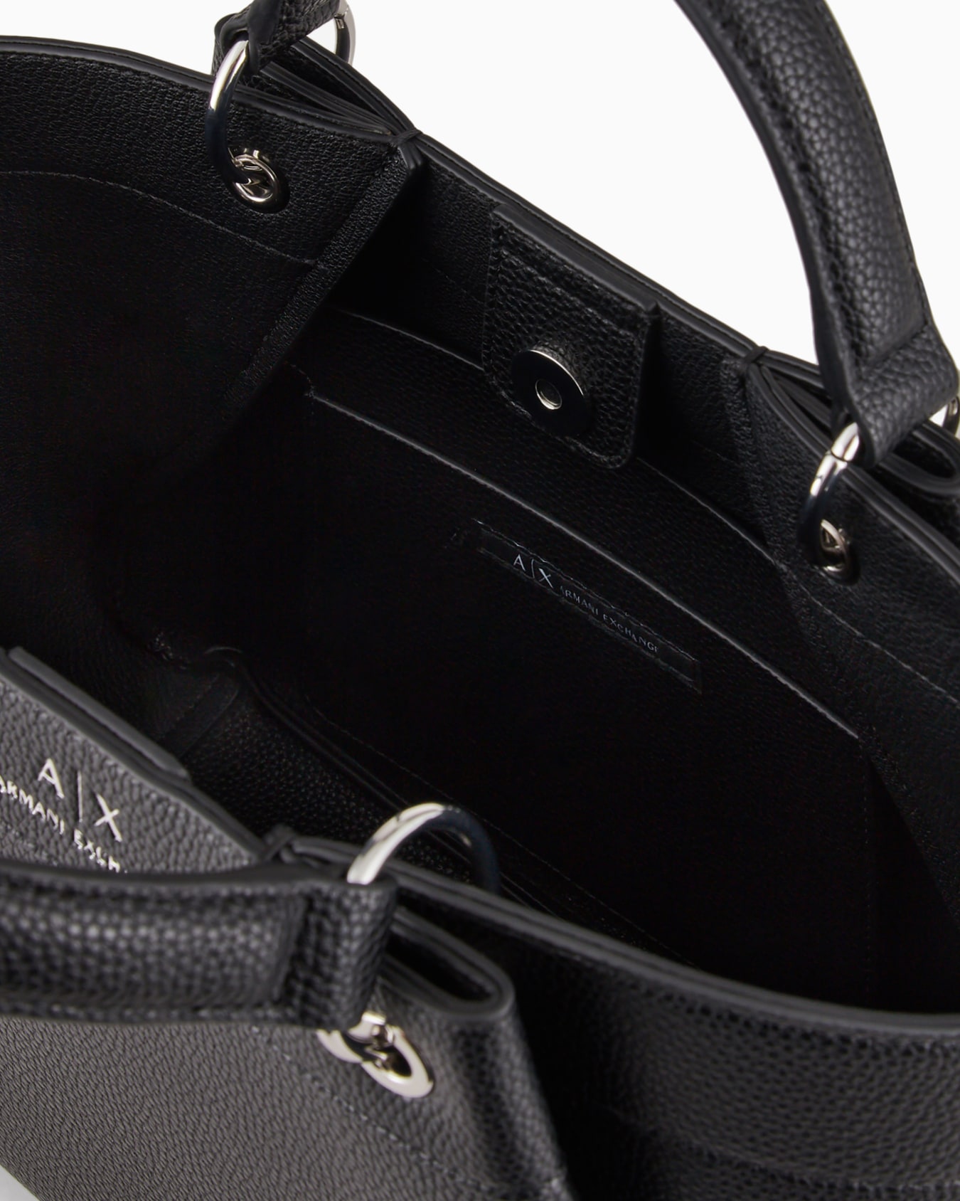 Medium handbag with degradè shoulder strap Slide 3