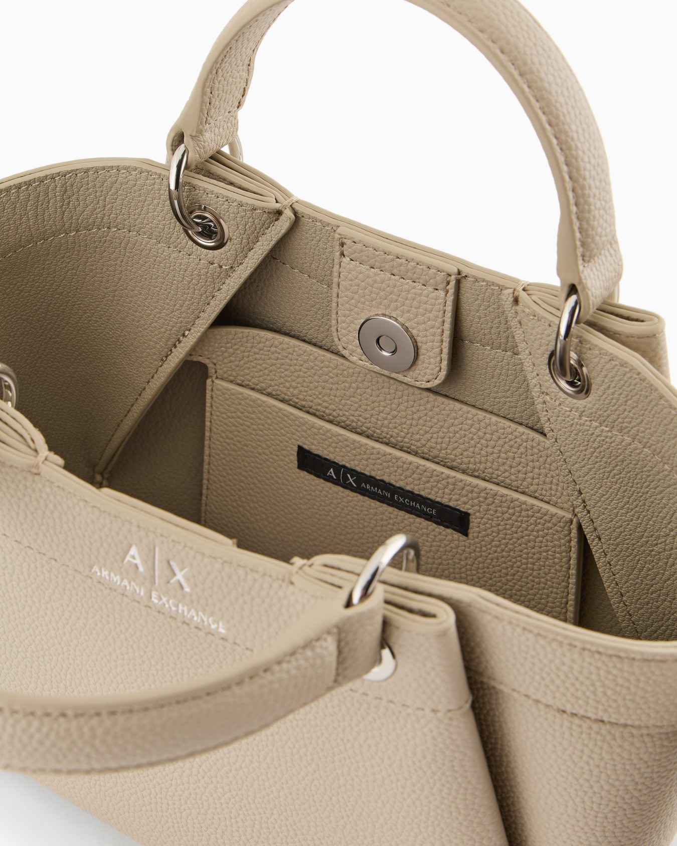 Small shaped shopper bag with double handles Slide 3