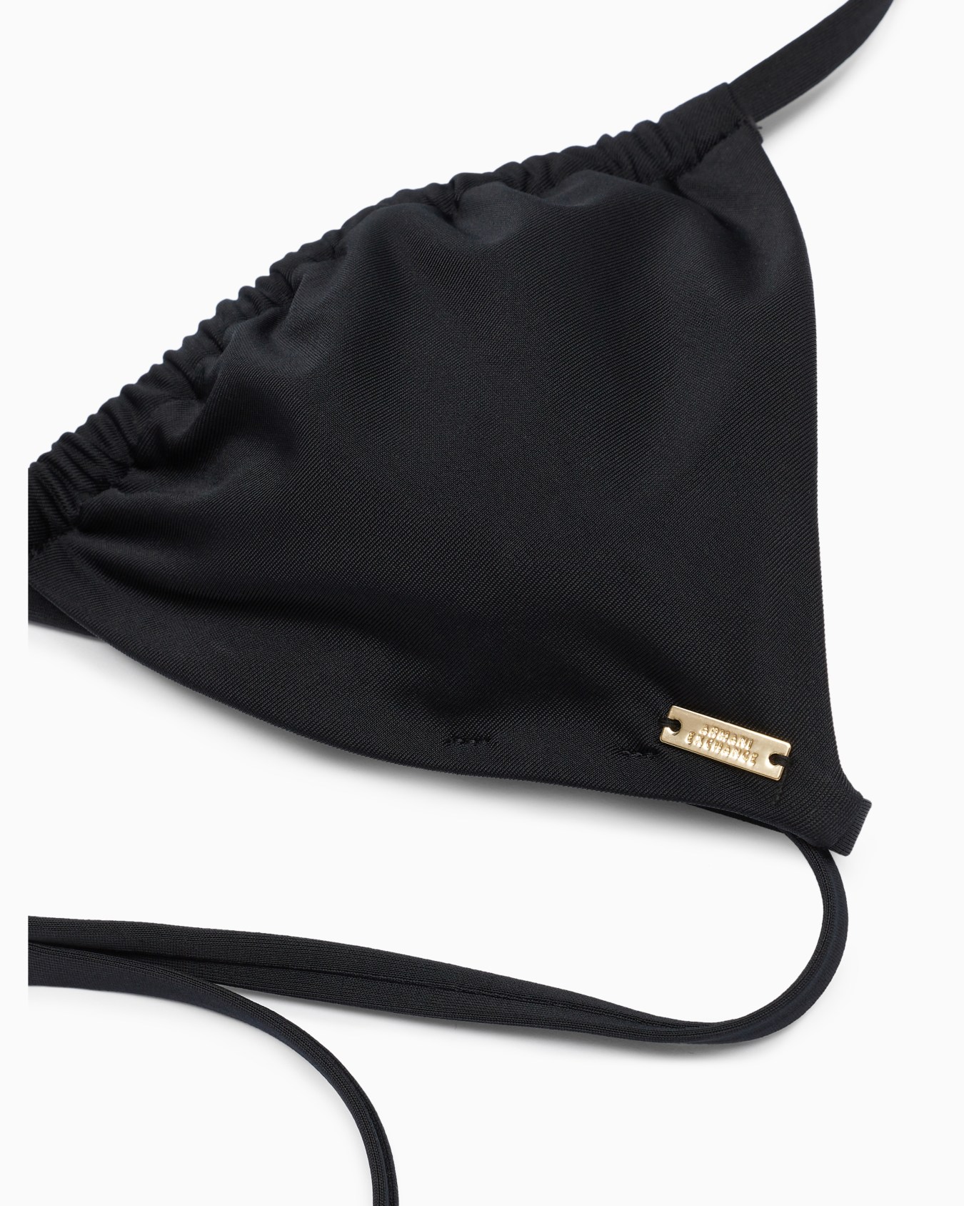 Bikini top with laces in ASV recycled fabric Diapositiva 3