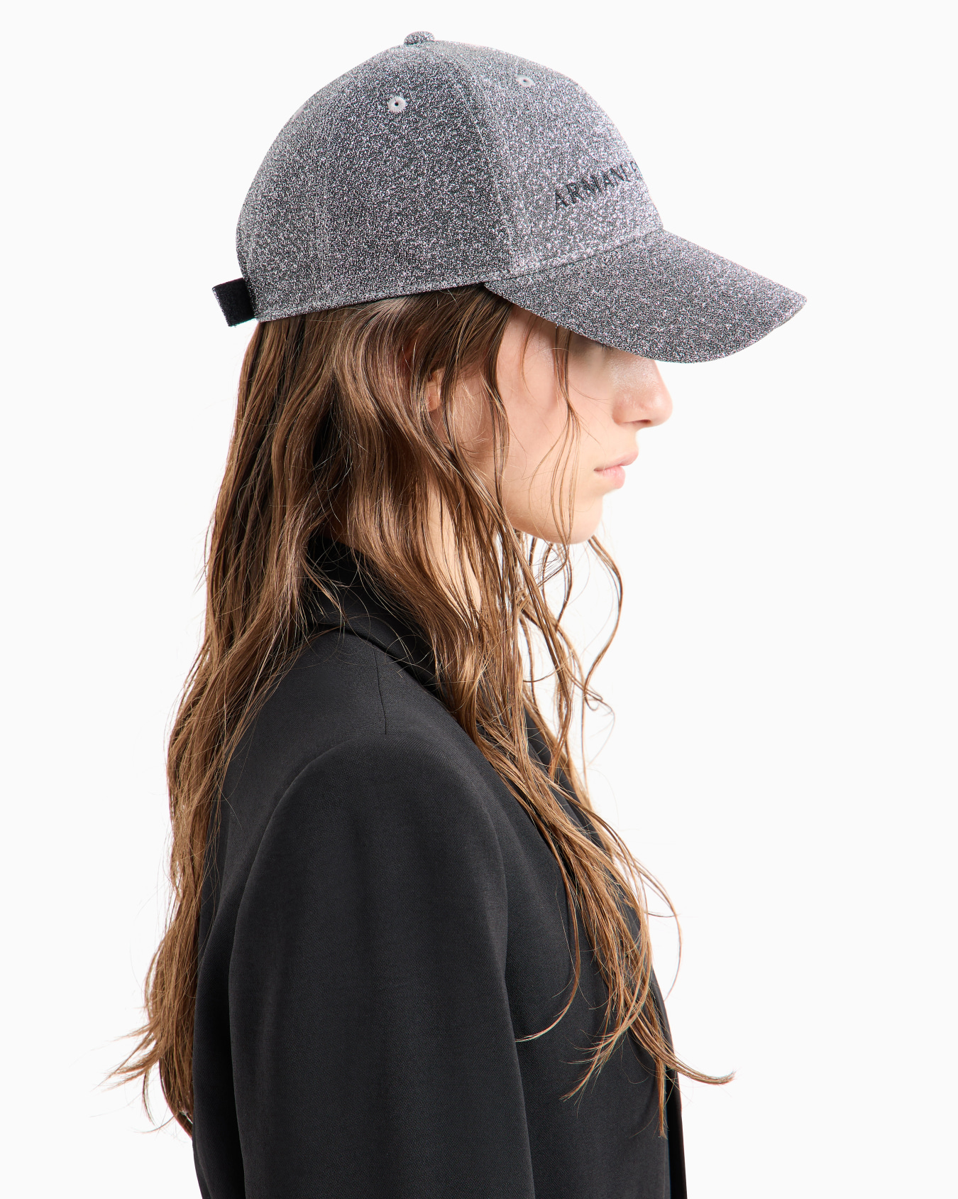 Gorro de visera de algodón con logo Diapositiva 2