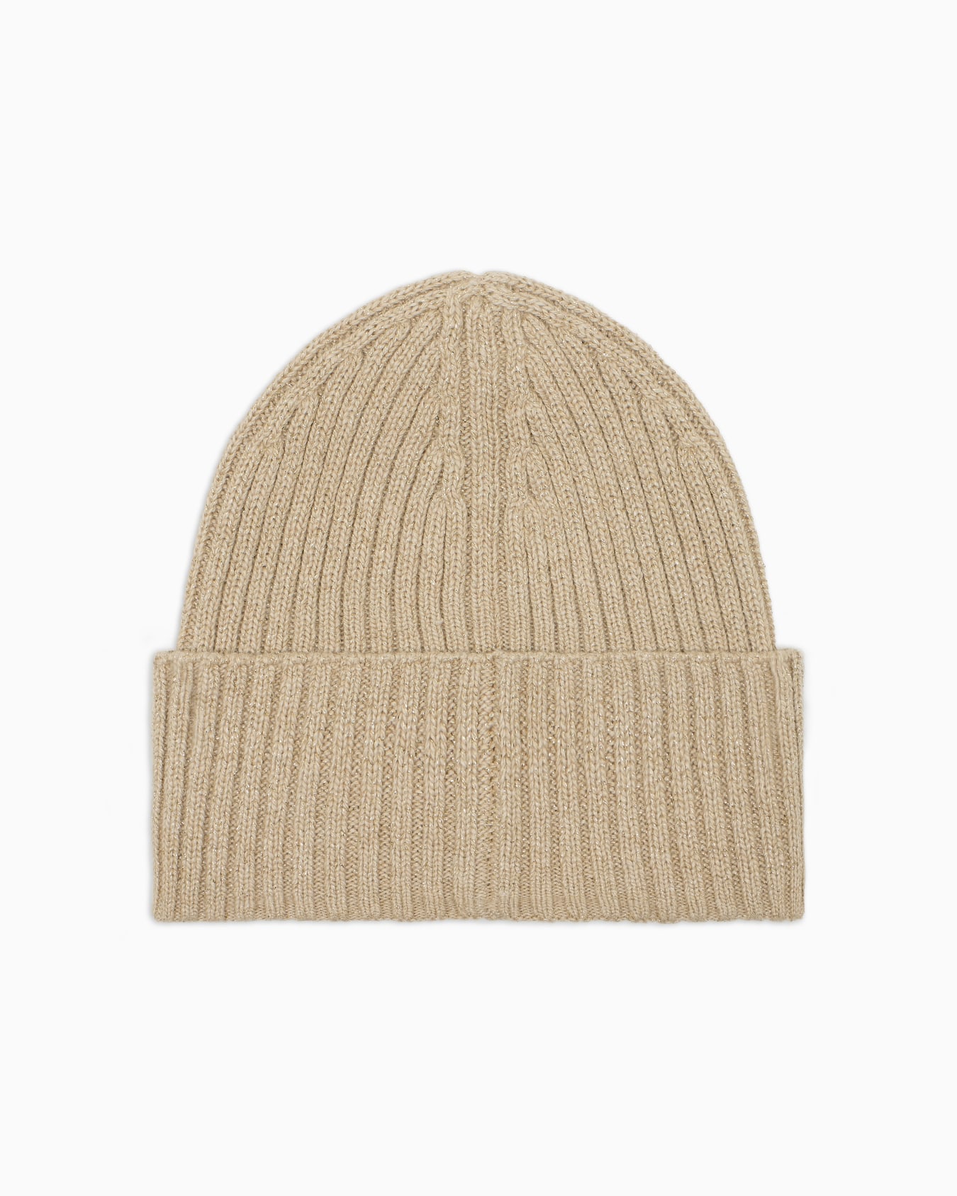Ribbed beanie hat with cuff Slide 1