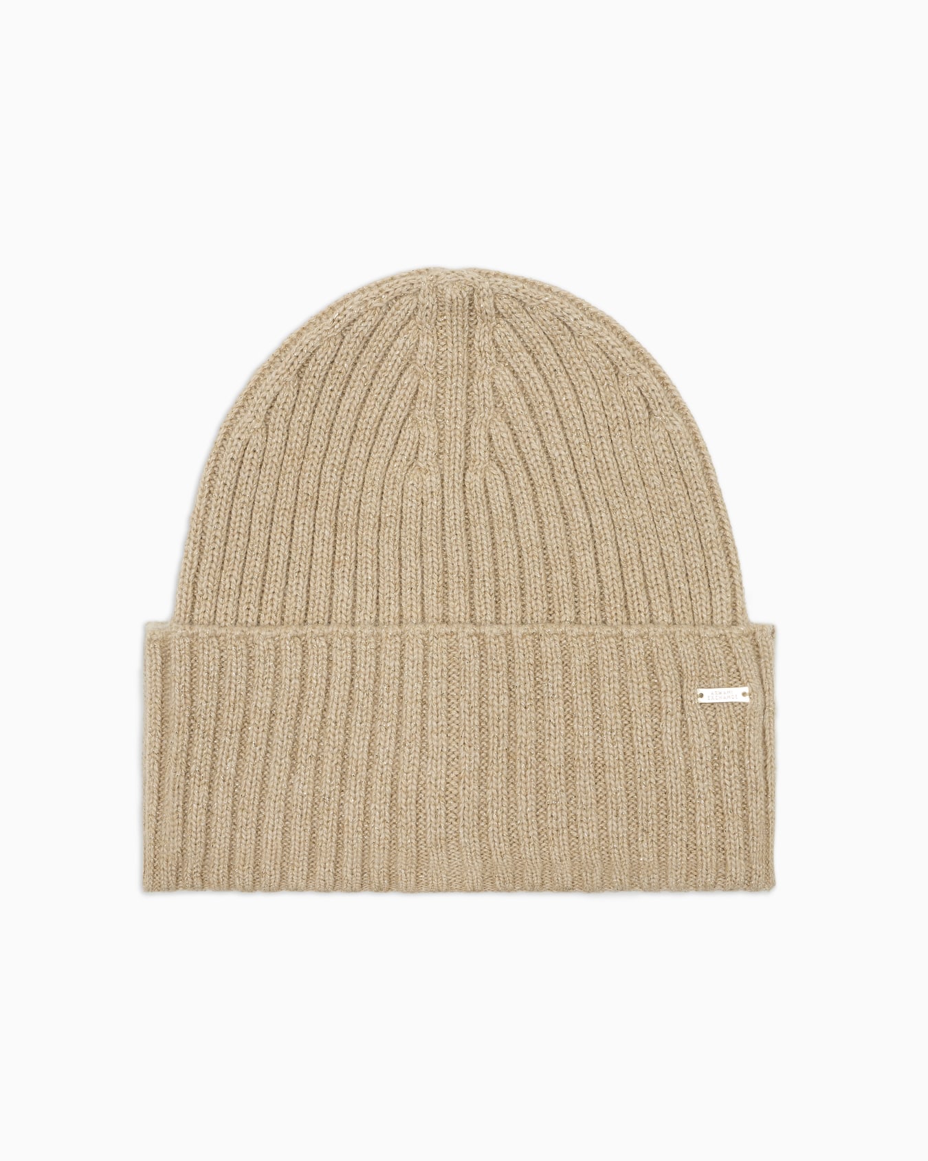 Ribbed beanie hat with cuff Slide 0