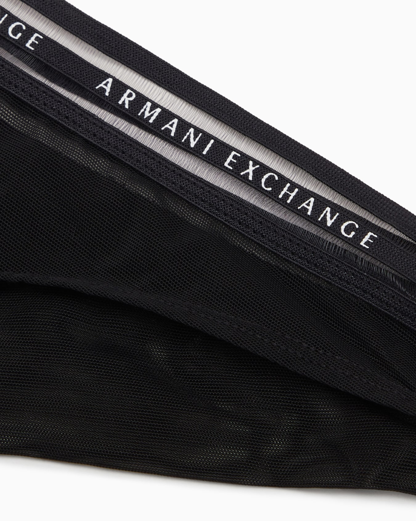 Brazilian briefs in tulle with logo Slide 3
