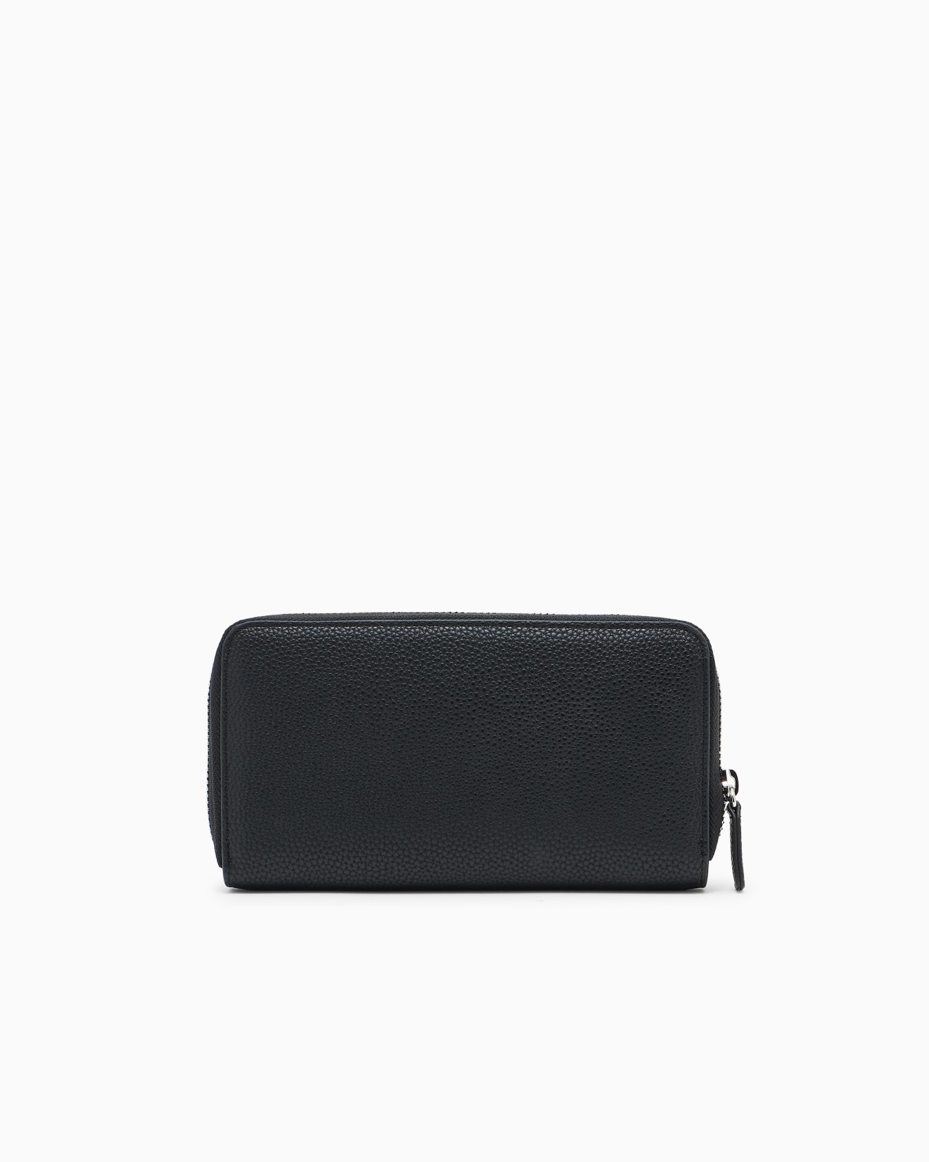 Zip around wallet with shaped stitching Slide 1