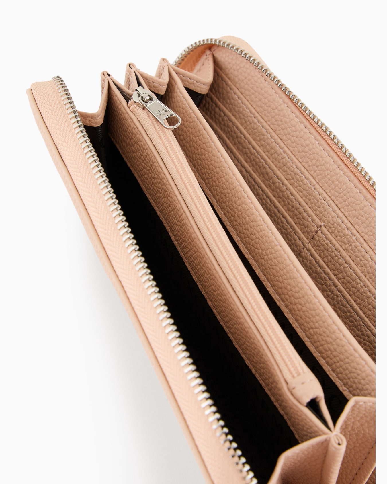 Zip around wallet with shaped stitching Diapositiva 3