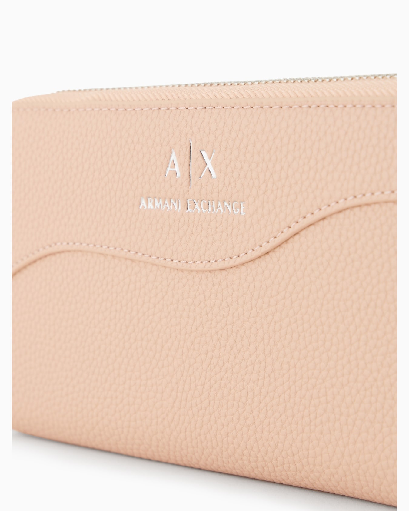 Zip around wallet with shaped stitching Diapositiva 4