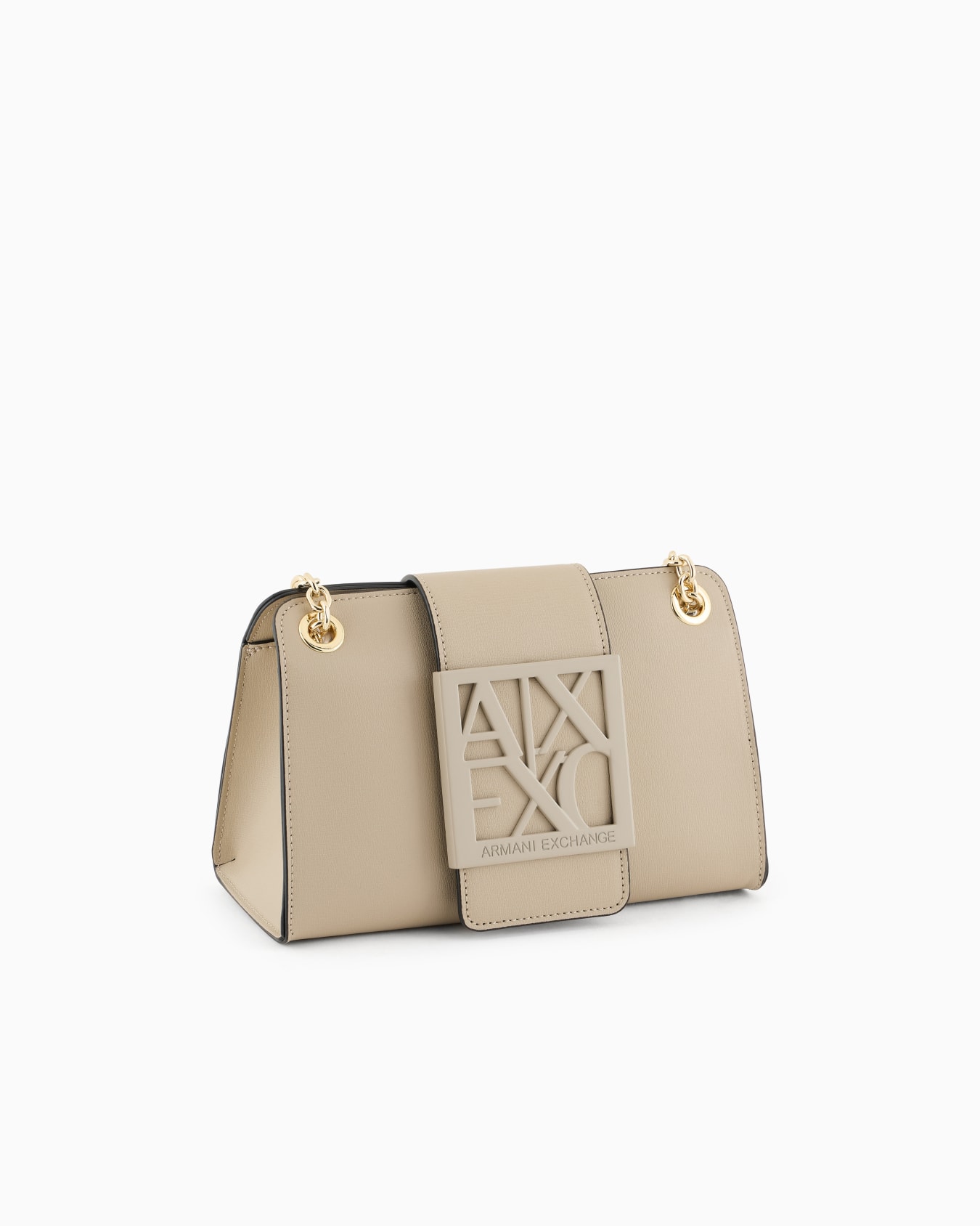 Bag with monogram logo and chain shoulder strap Slide 1