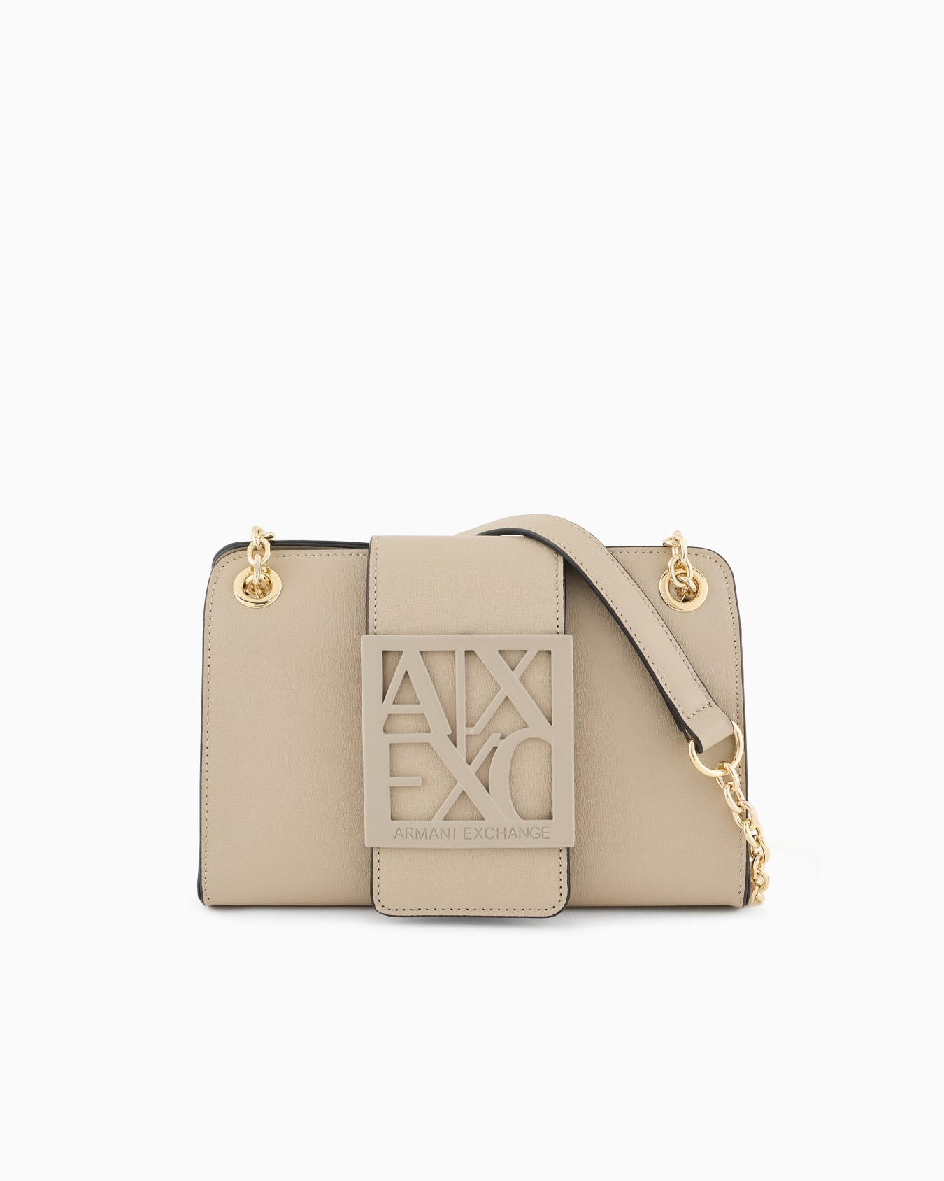 Bag with monogram logo and chain shoulder strap Slide 0
