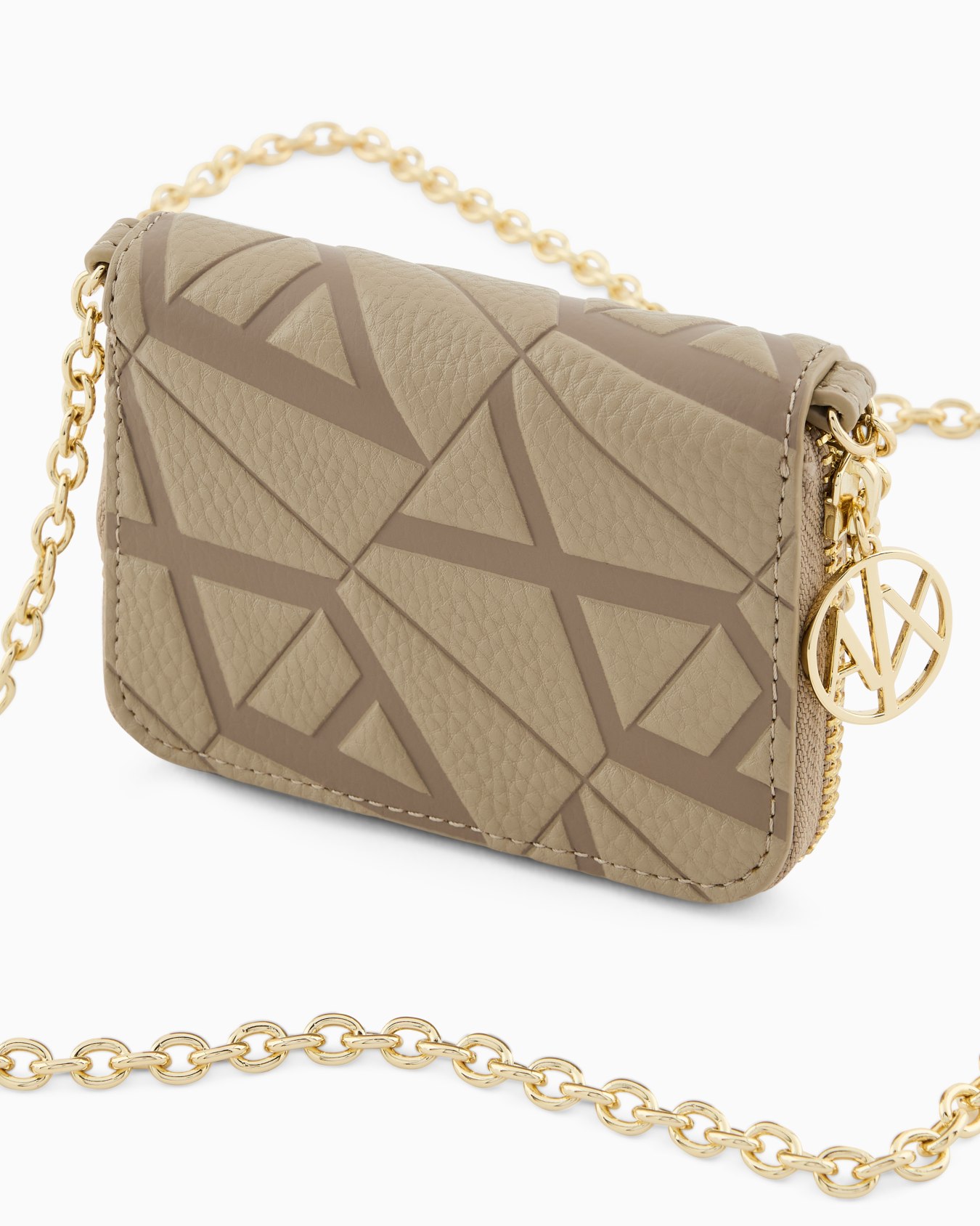 Cartera mini con logo Monogram y cadena Diapositiva 4