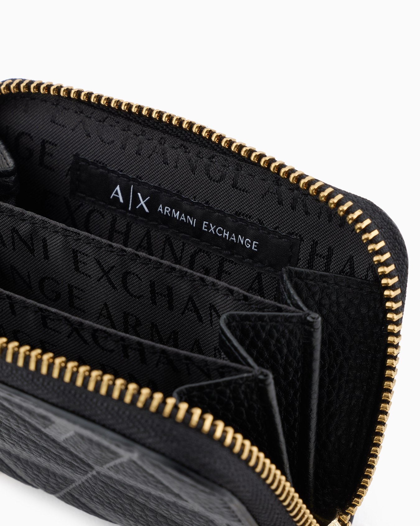 Mini wallet with monogram logo and chain Slide 3