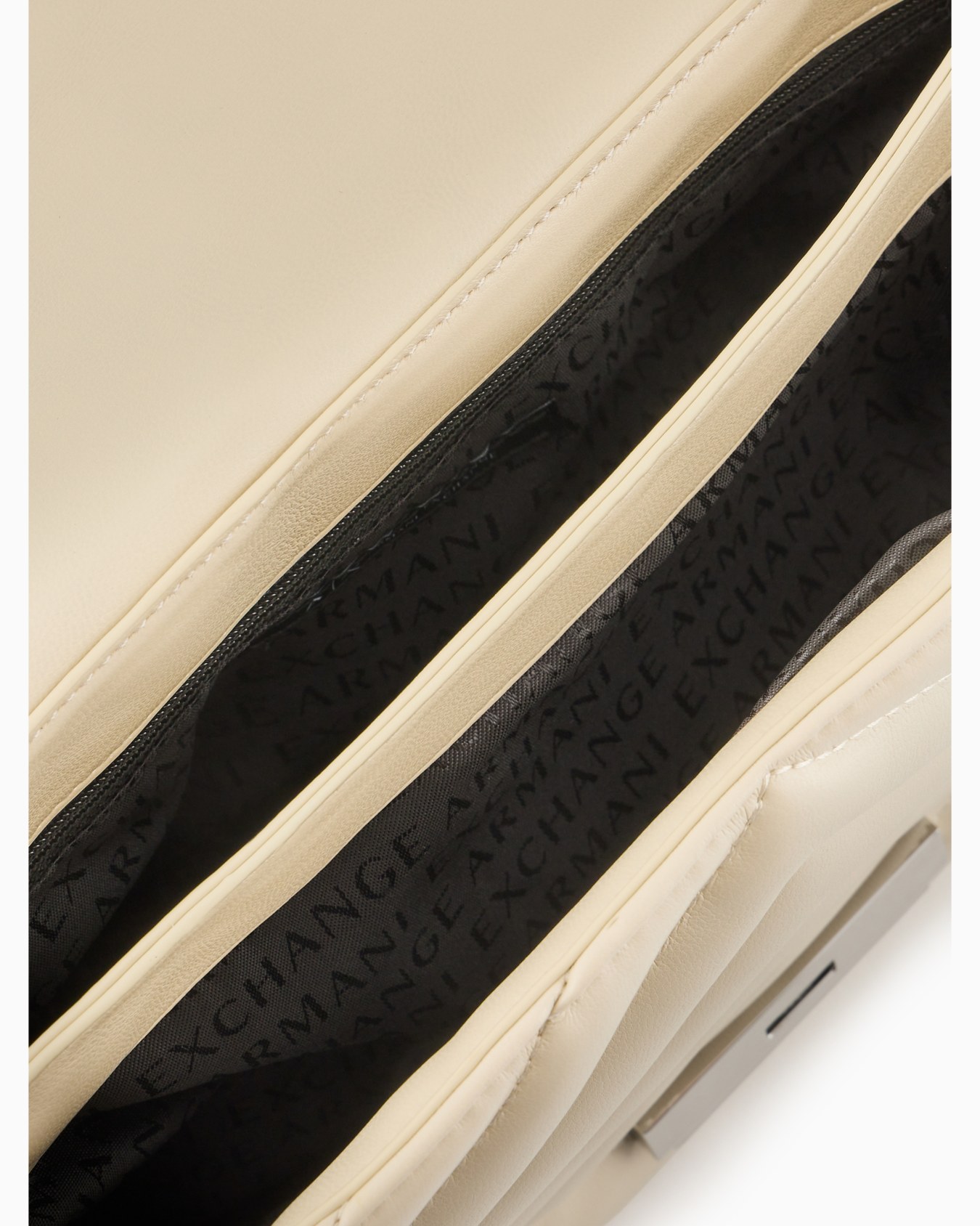 Shoulder bag in quilted material with metal details Slide 3