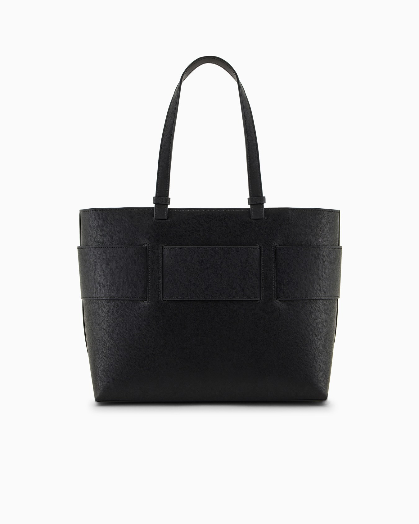 Medium shopper bag with tone-on-tone monogram Slide 2