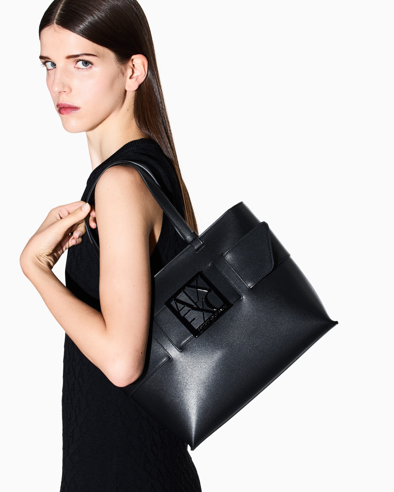 Shopper with logo band Slide 6