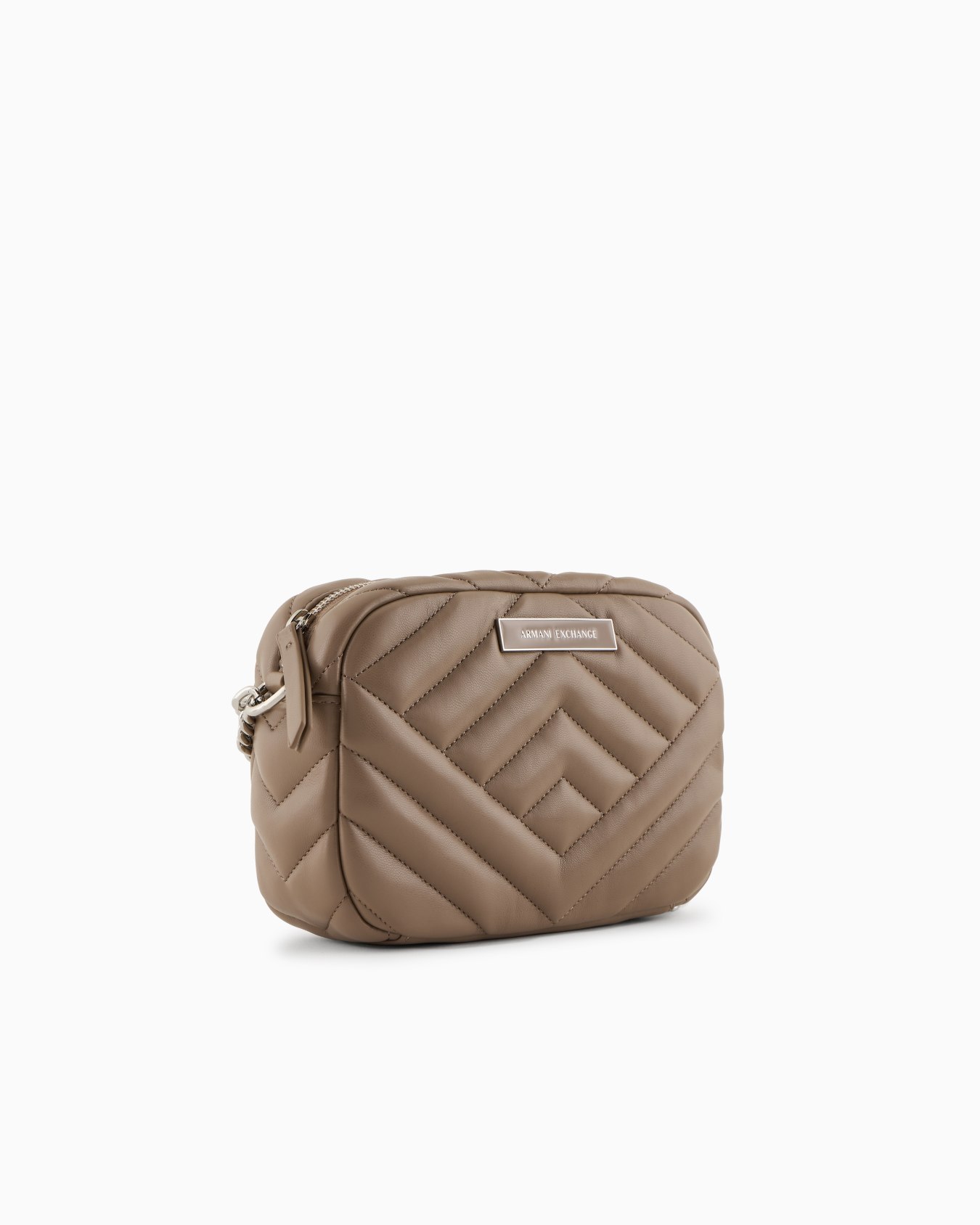 Bolso bandolera acolchado con bandolera de cadena Diapositiva 1