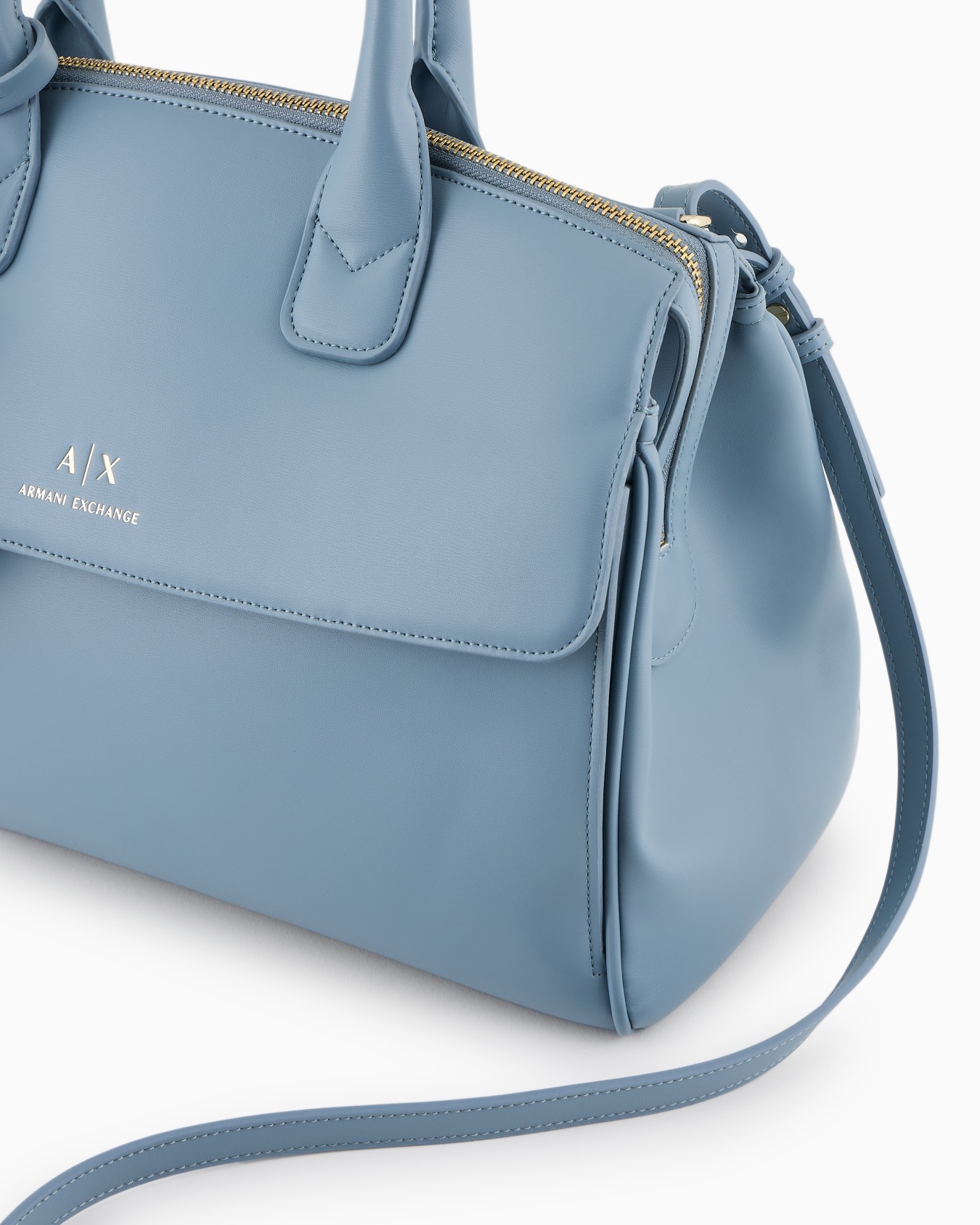 Bolso baúl grande con candado ASV y detalles metálicos Diapositiva 4
