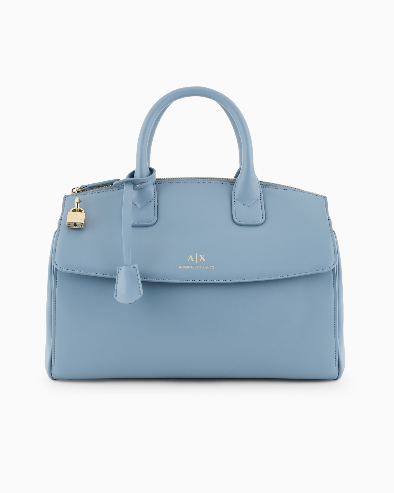 Bolso baúl grande con candado ASV y detalles metálicos Diapositiva 0